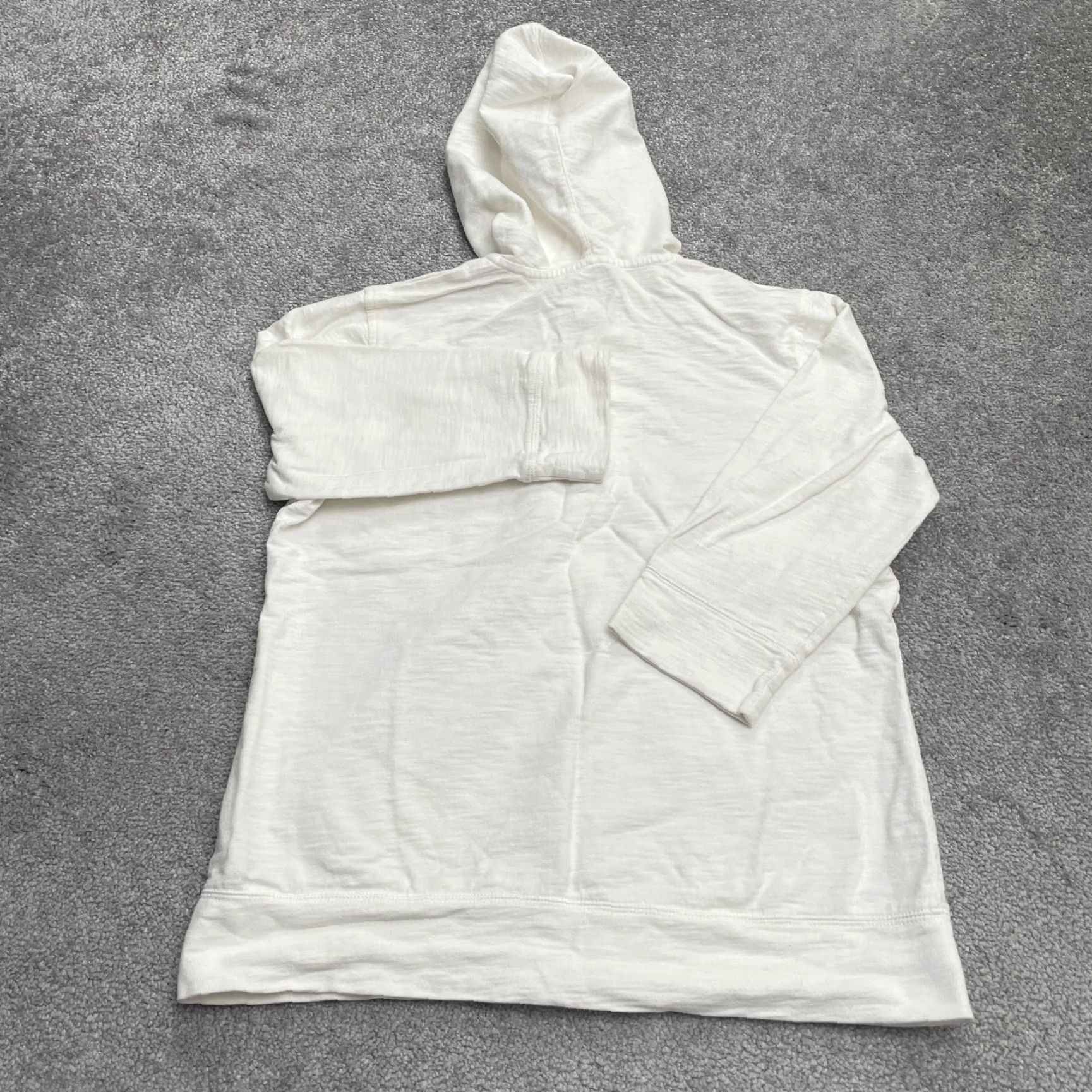 Vintage Style & Co. Sport Hoodie Sweatshirt Womens Small White 3/4 Sleeve Cardigan Activewear Casual Autumn Spring Summer Womens Size S / US 4 / IT 40 - 2 Thumbnail