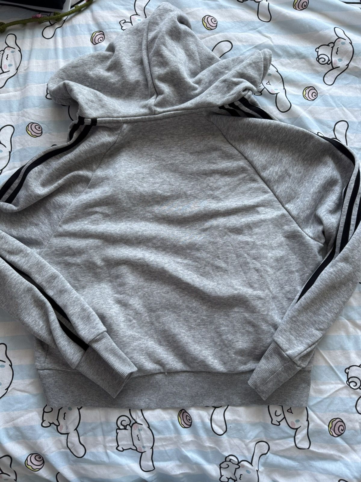 Adidas × Vintage grey adidas zip up hoodie Size M / US 6-8 / IT 42-44 - 4 Thumbnail