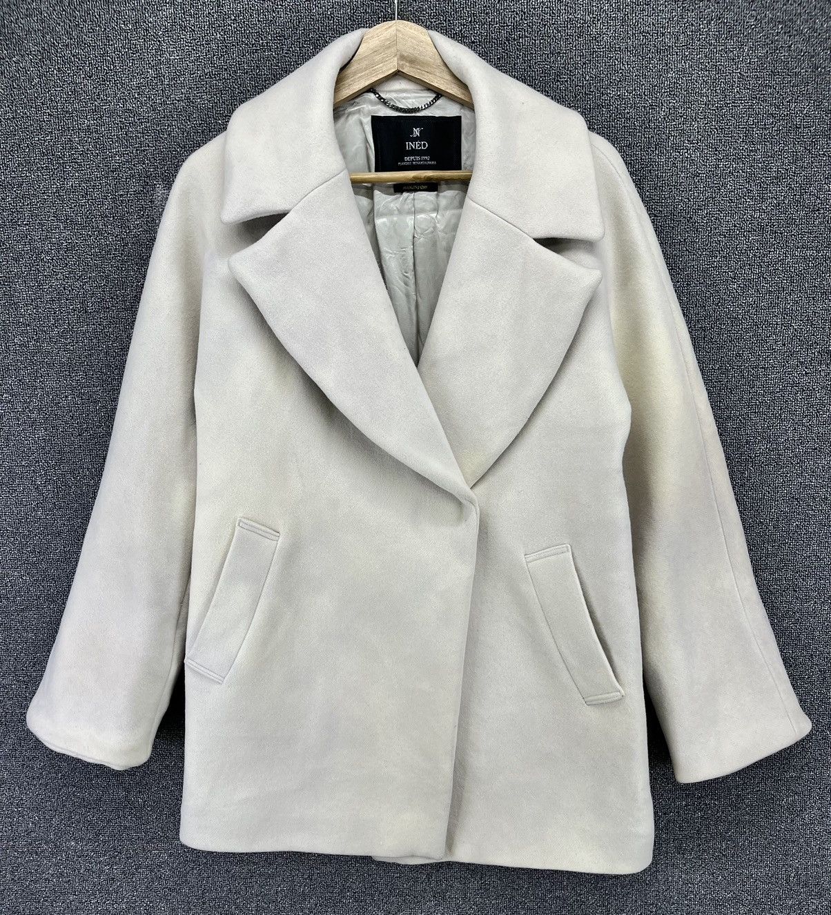 Yohji Yamamoto Vintage Yohji Yamamoto Ined Wool Long Jacket Size S / US 4 / IT 40 - 1 Thumbnail