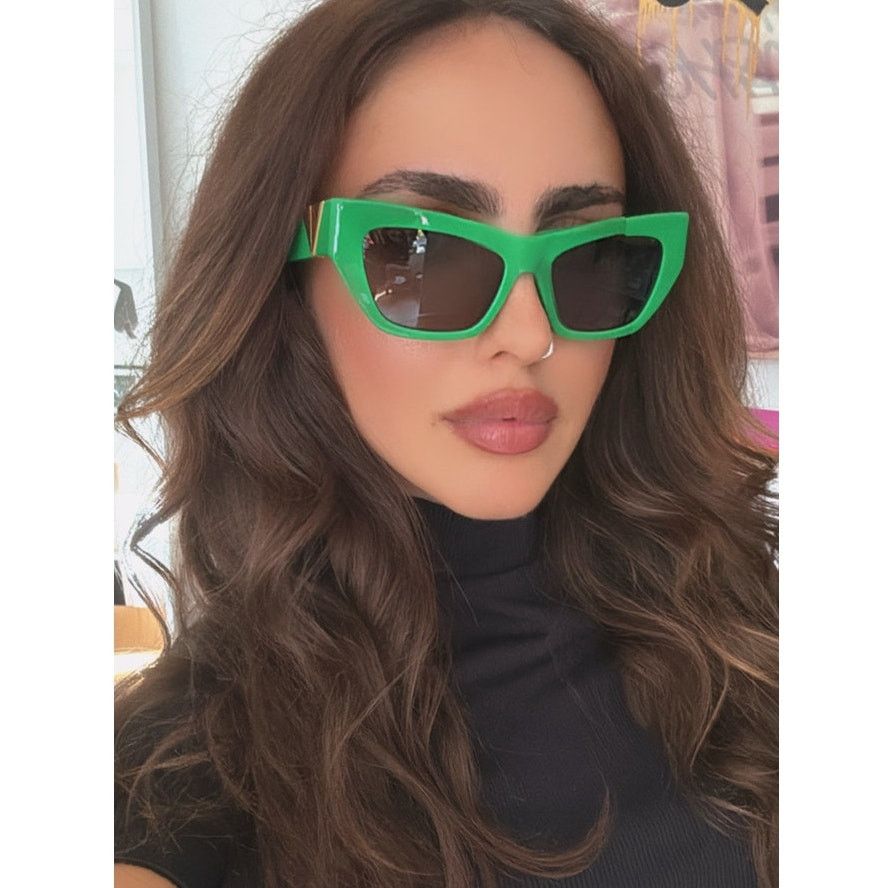 サングラス BOTTEGA VENETA SS25 Woman SUNGLASSES (BV1142S 004 GREEN) BOTTEGA VENETA SS25 Woman SUNGLASSES (BV1142S 004 GREEN