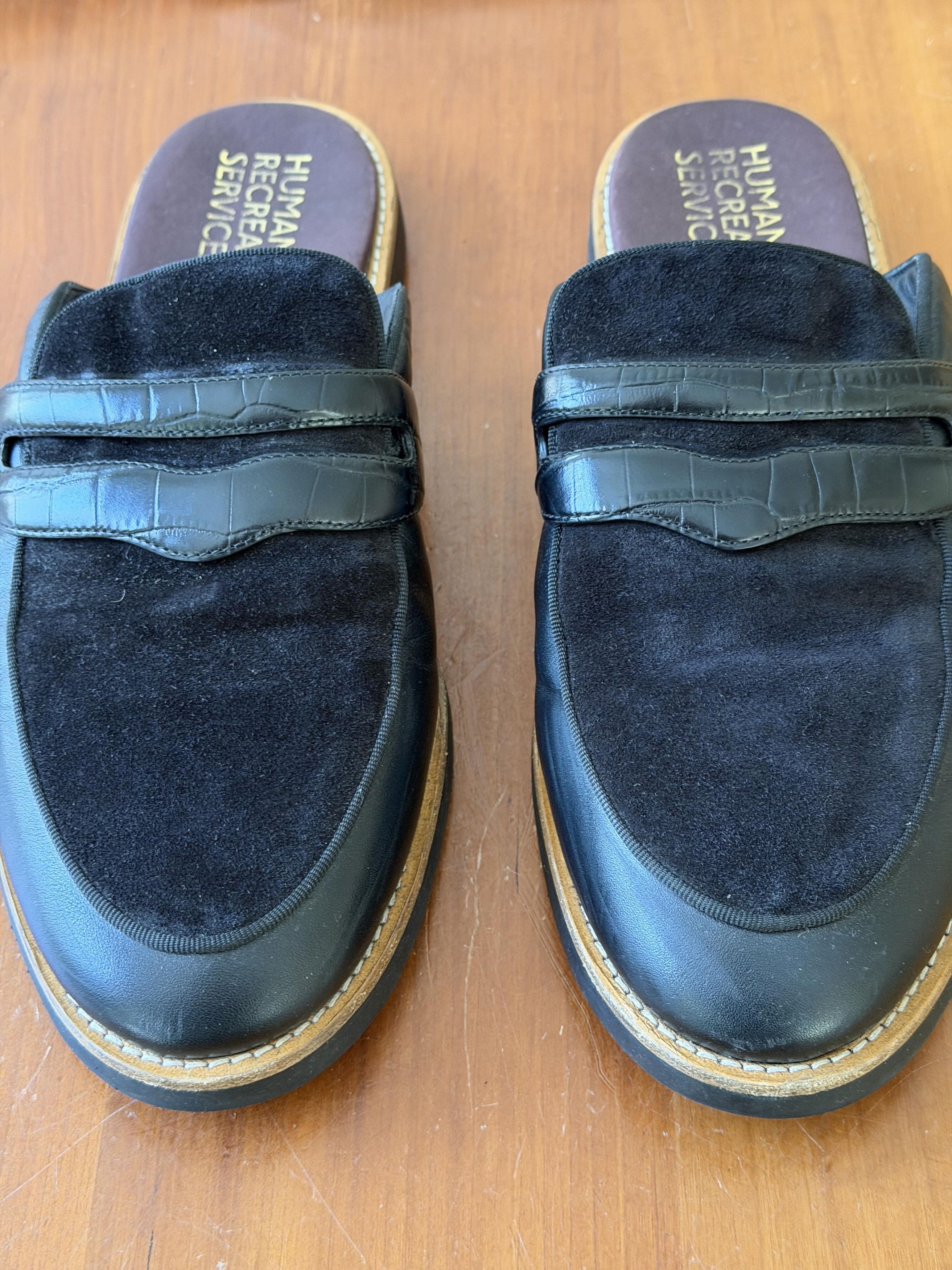 Other Human Recreational Services - Palazzo Black Mules - Size 42 Size US 9.5 / EU 42-43 - 7 Thumbnail