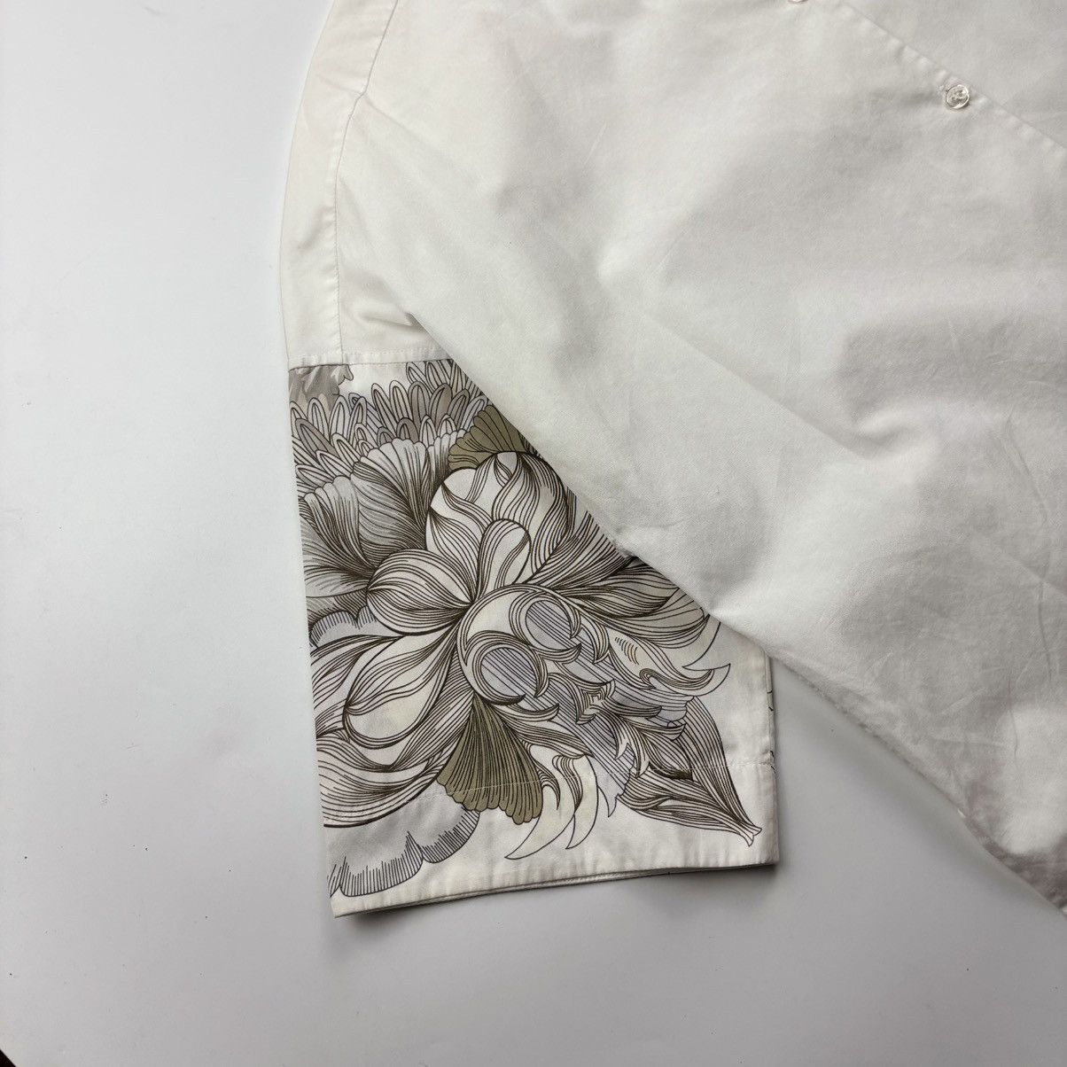 Hermes Hermès Cropped Cotton Shirt Size XS / US 0-2 / IT 36-38 - 4 Thumbnail