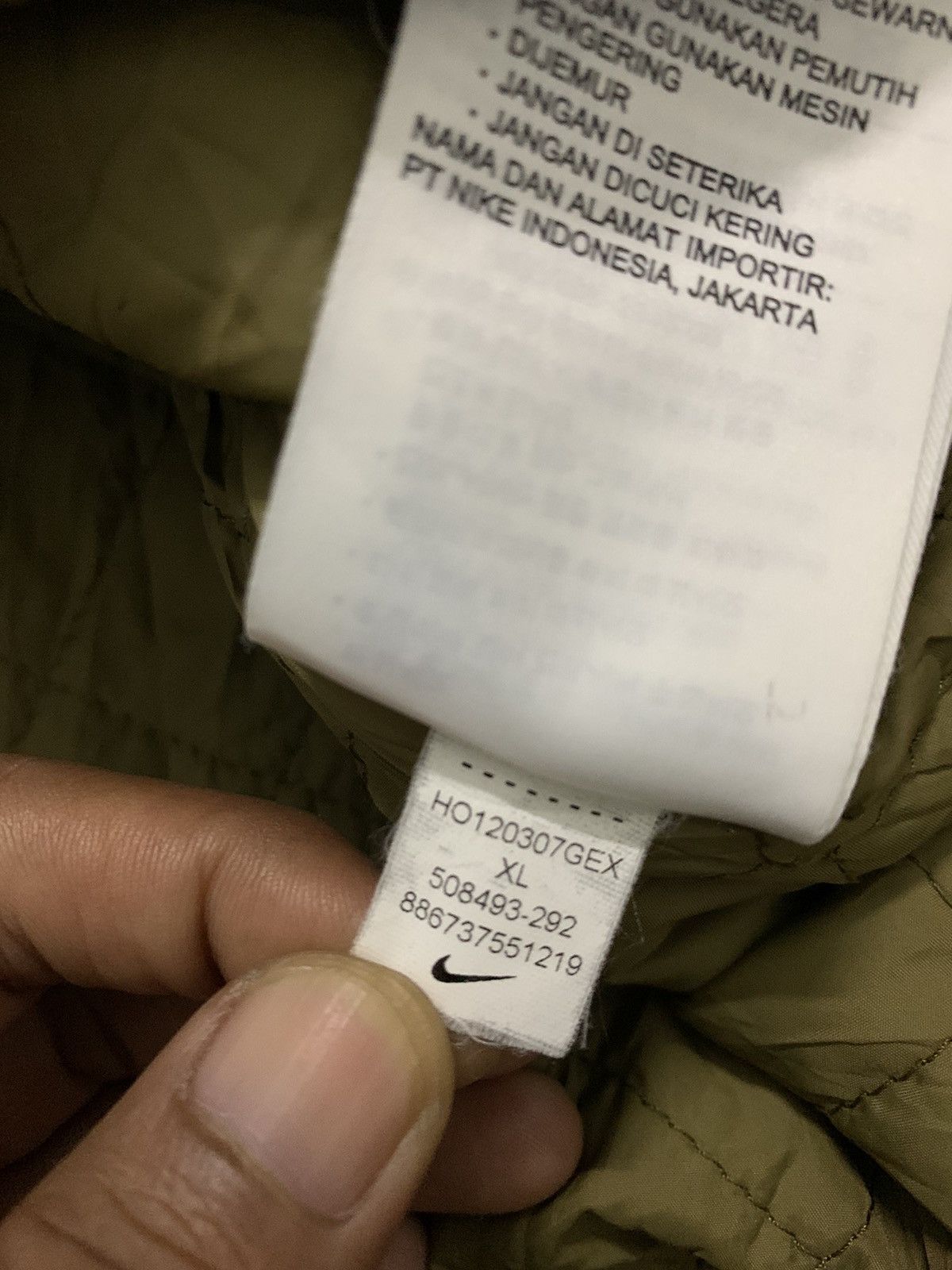 Flannel × If Six Was Nine × Nike Nike Flannel shirt up Buttom puffer lining (A) Size US M / EU 48-50 / 2 - 11 Thumbnail
