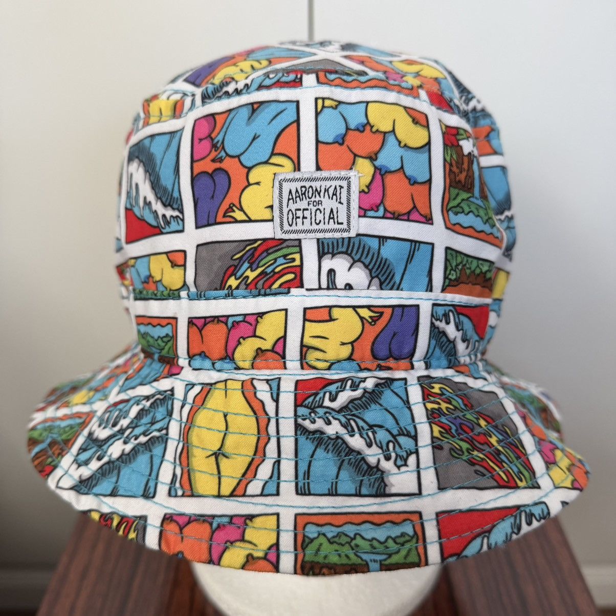 Aaron Kai AARON KAI FOR OFFICIAL BUCKET HAT ALL OVER POP ART ASS BOOBS Size ONE SIZE - 1 Thumbnail