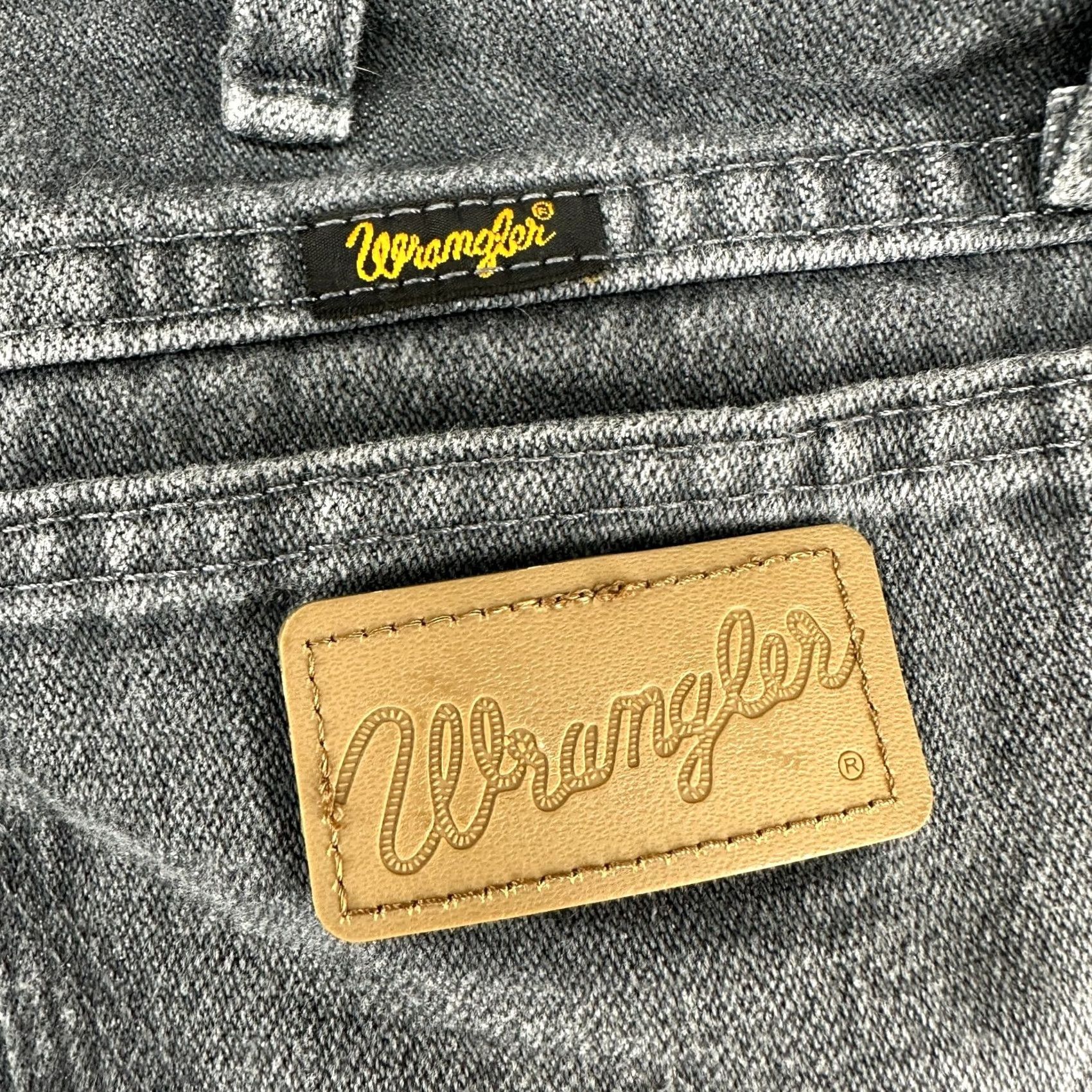 Wrangler VINTAGE Wrangler Jeans Mens 28x34 Grey Cowboy Cut Regular Fit Light Wash Denim 13MWZ 90s Cowboy Mens Jeans Regular Blue Cotton 5-Pocket Size US 28 / EU 44 - 3 Thumbnail