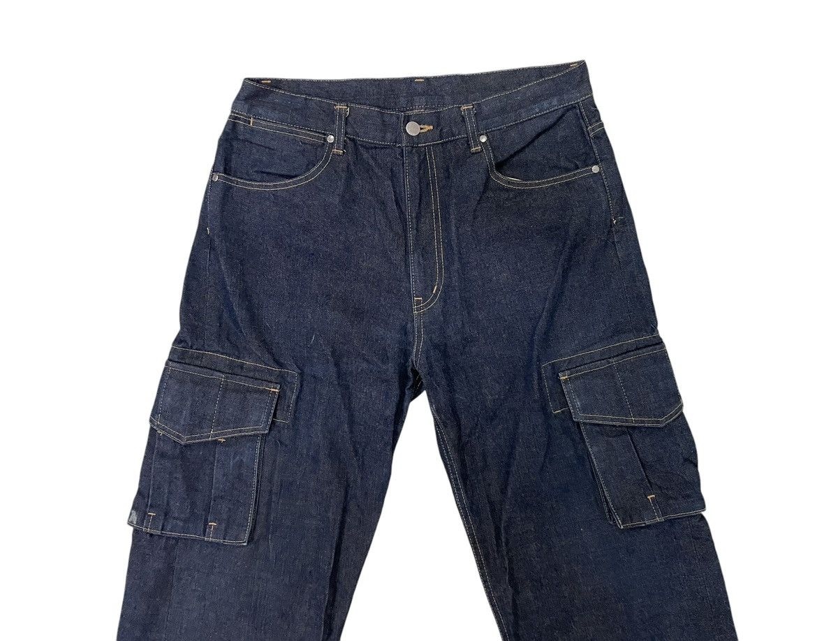 Bape × Vintage Denim Cargo Pants Size US 32 / EU 48 - 4 Thumbnail