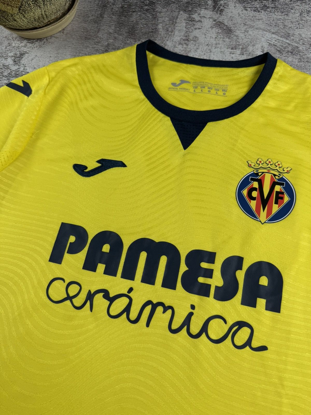 Joma Villareal 2023/2024 Home La Liga Football Jersey Shirt Tee Size US L / EU 52-54 / 3 - 7 Thumbnail