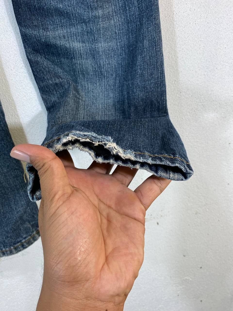 Levi's levis 505 distressed denim nice design Size US 34 / EU 50 - 9 Thumbnail