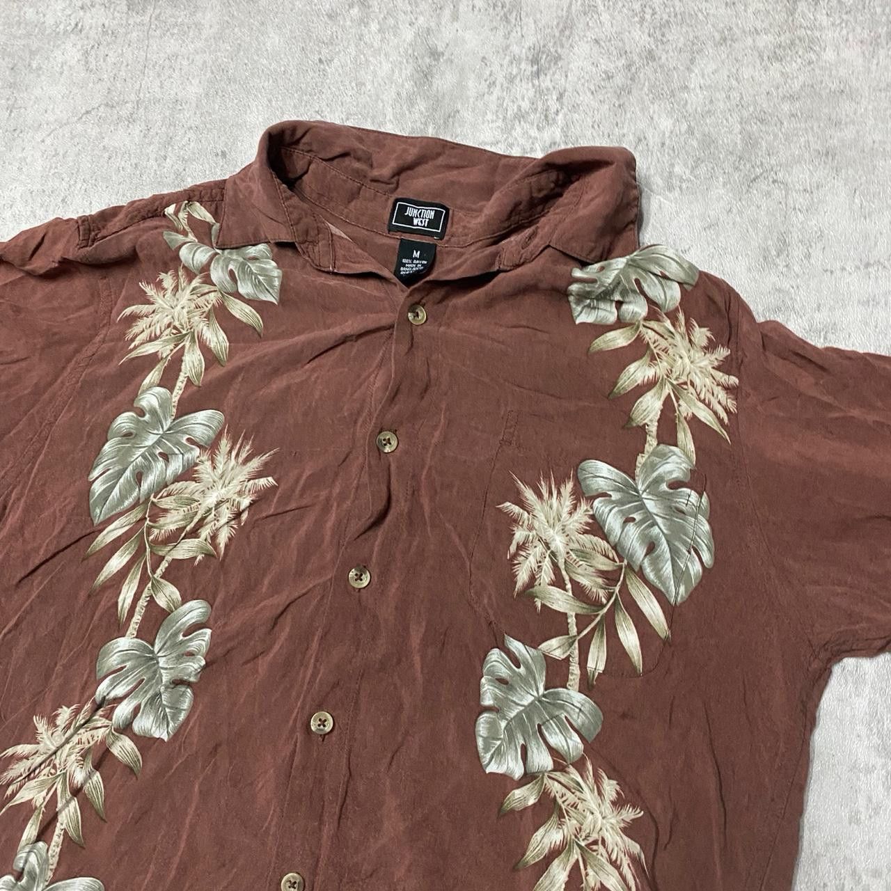 Other Brown and green floral button up shirt Size US M / EU 48-50 / 2 - 2 Thumbnail