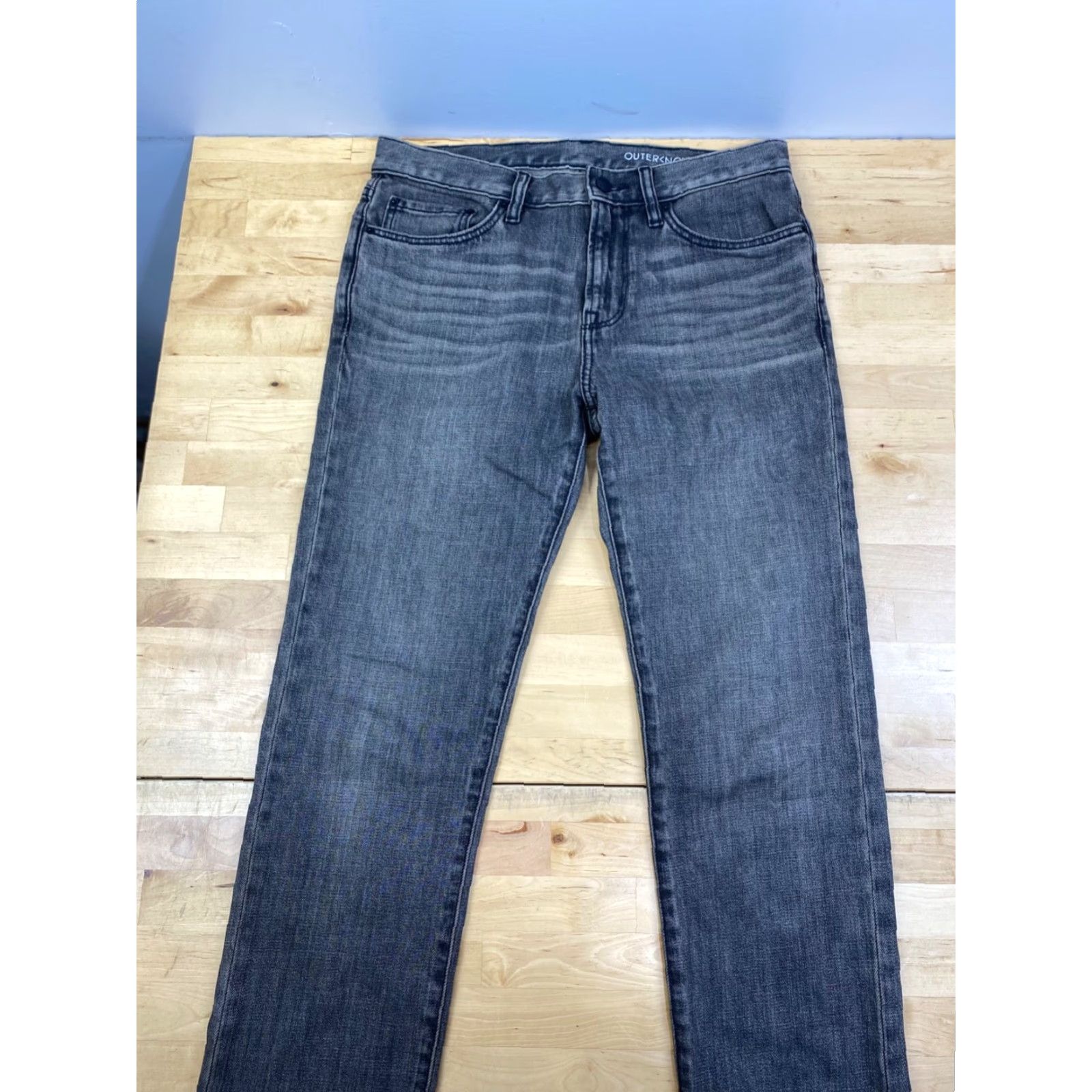 Outerknown Outerknown Slim Fit Jeans Mens 30x32 Black Casual Stretch Tapered 30 31 Inseam Size US 30 / EU 46 - 2 Thumbnail