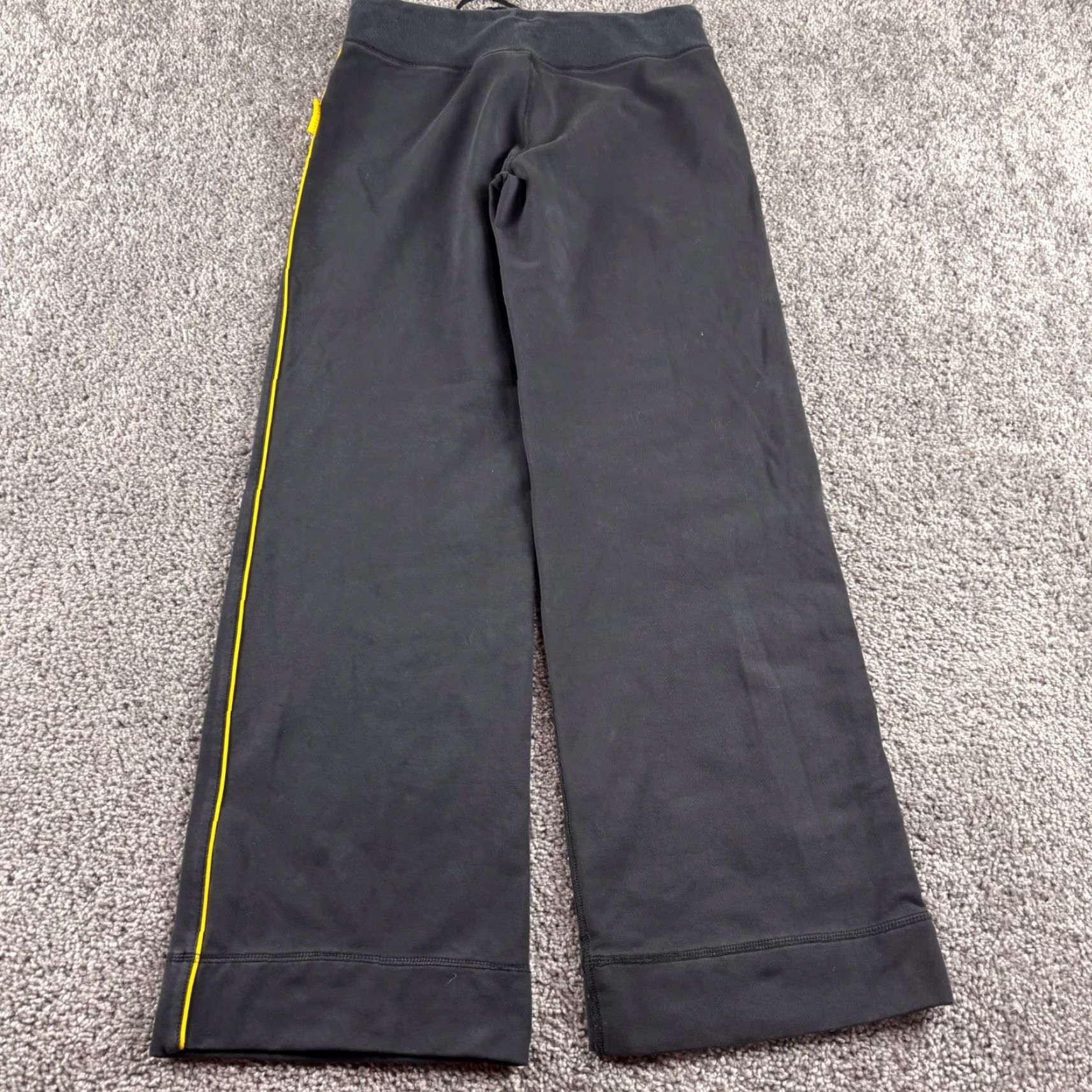 Nike Nike Pants Women M Black Yellow Flared Athletic Pull On Jogger Activewear Casual Slimming Pockets Zip Size 30" / US 8 / IT 44 - 5 Thumbnail