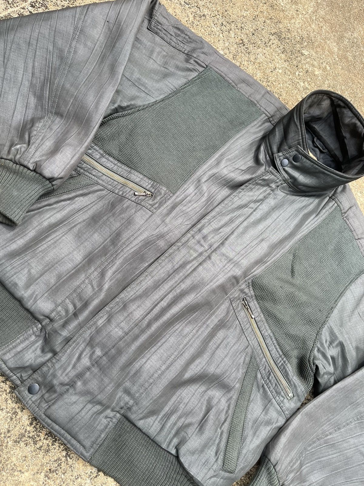 Japanese Brand Vintage Lucasini Dark Green Bomber Jacket M Size US M / EU 48-50 / 2 - 2 Thumbnail