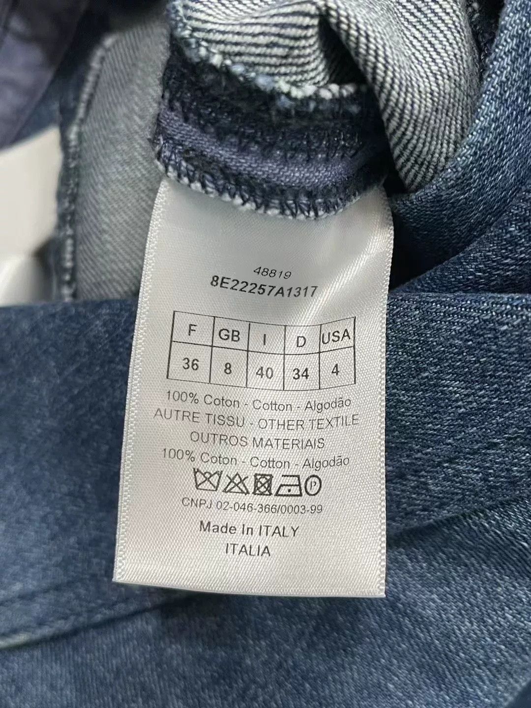 Dior Dior Double-Breasted Denim Blazer Size US S / EU 44-46 / 1 - 6 Thumbnail