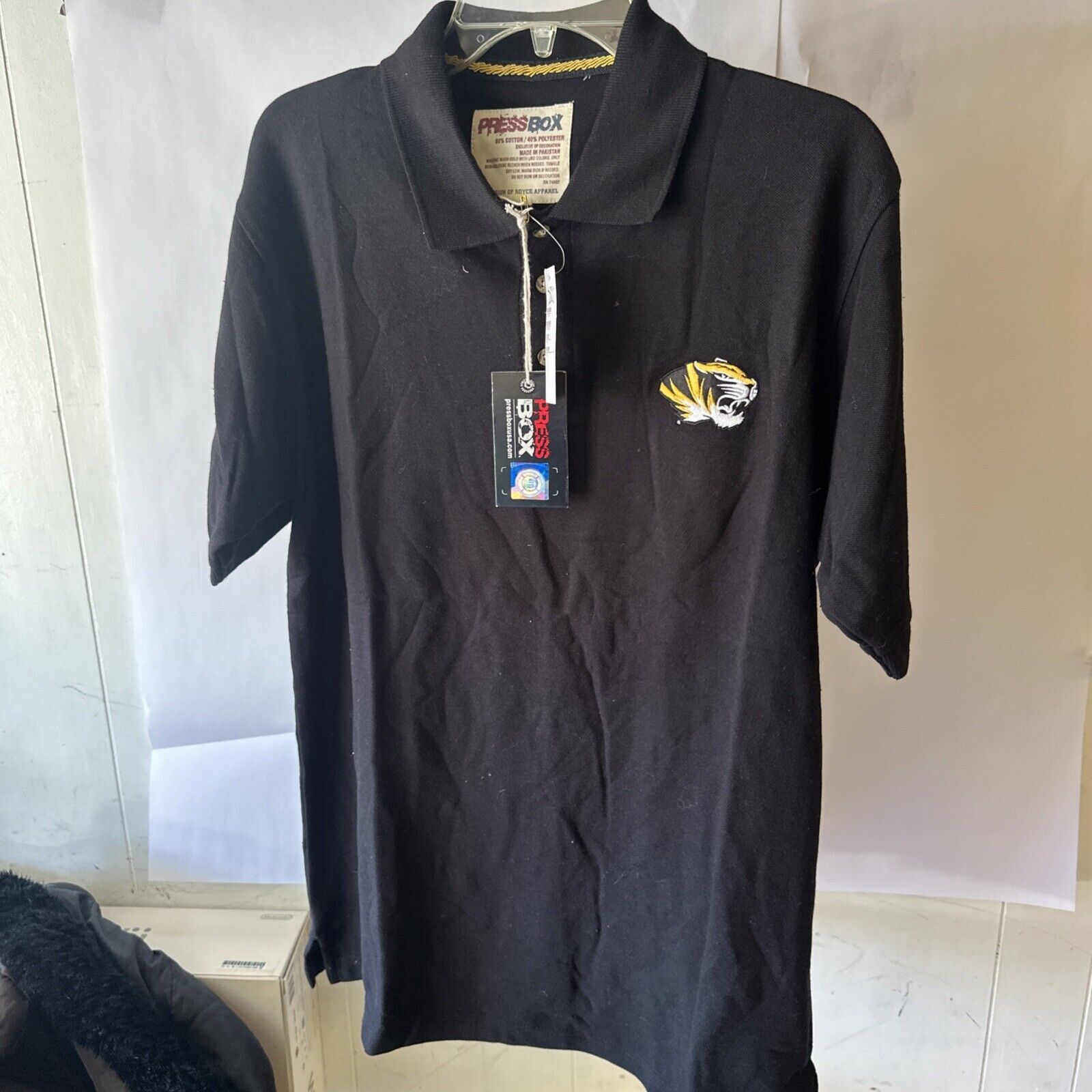 Antigua NWT Men's Mizzou Missouri Tigers Polo Shirt Size Medium Size US M / EU 48-50 / 2 - 1 Thumbnail