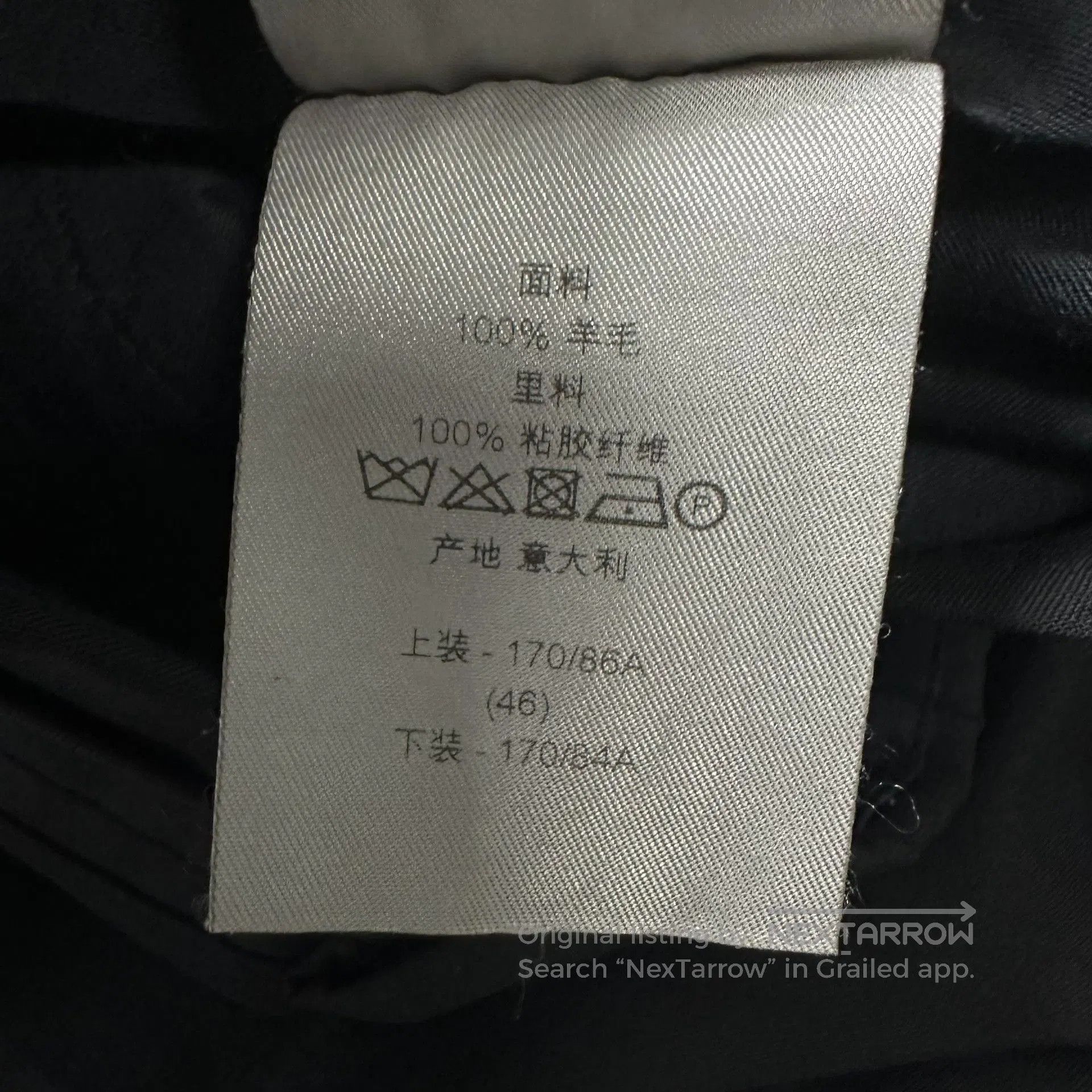 Dior Dior Black Double Waistband Tailored Pants. Size US 30 / EU 46 - 7 Thumbnail