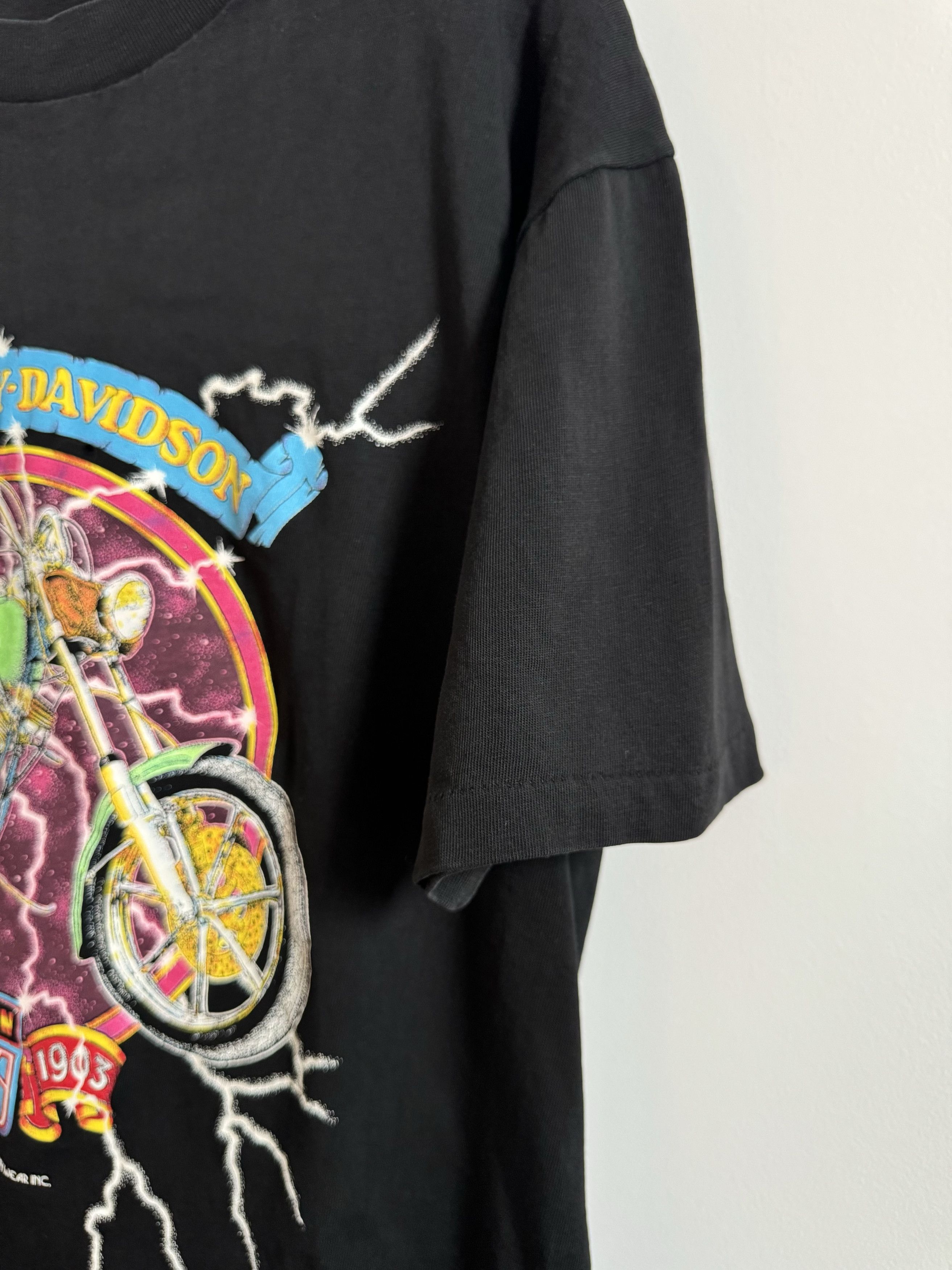 Harley Davidson Vintage Harley-Davidson "Made in USA" Black T-shirt Large Size US L / EU 52-54 / 3 - 7 Thumbnail