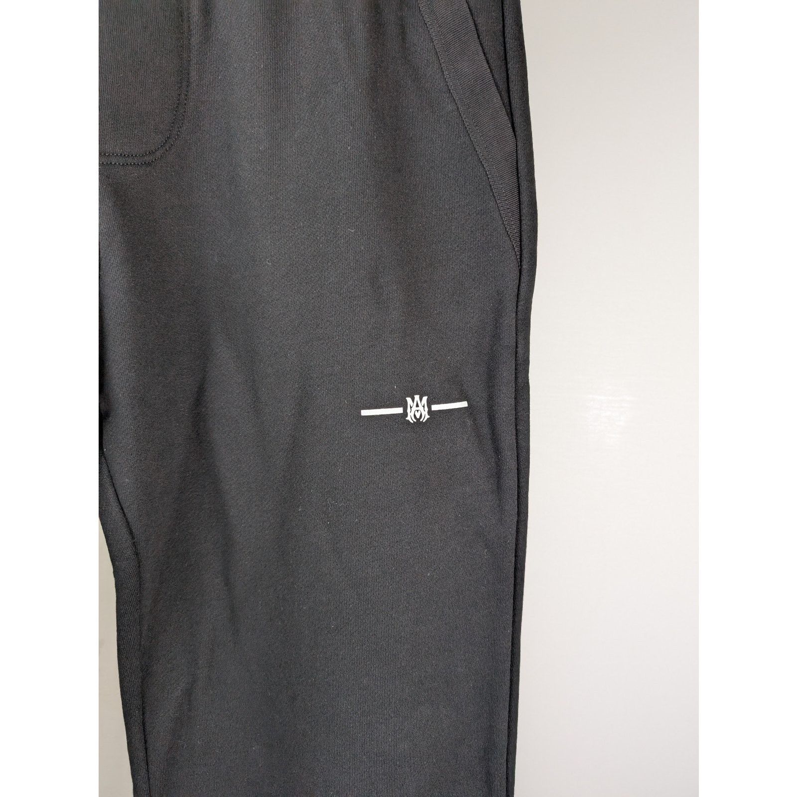 Amiri o1rshd1 Micro MA Bar Sweatpant in Black Size US 32 / EU 48 - 4 Thumbnail
