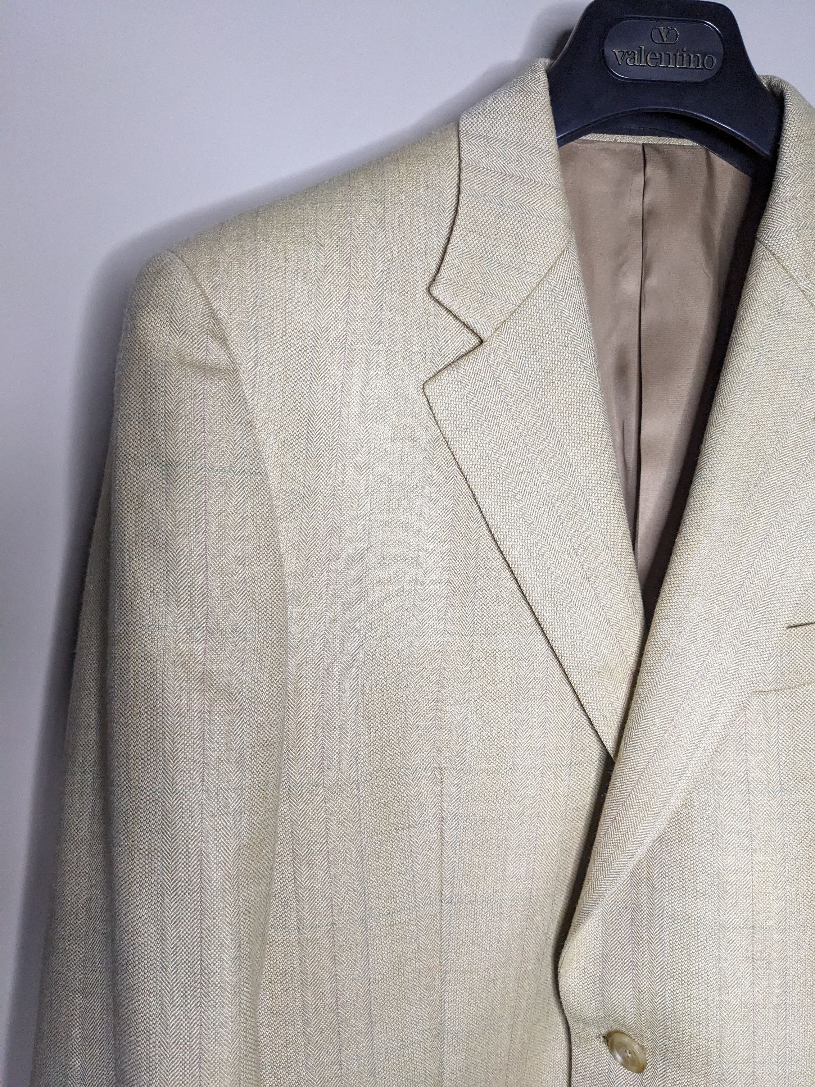 Lauren Ralph Lauren Ralph Lauren Striped Herringbone Blazer 39R Silk Wool Jacket Size 40R - 2 Thumbnail