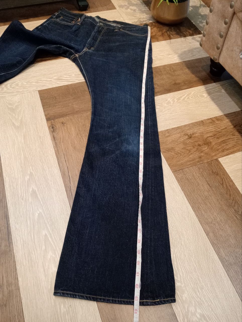 The Flat Head THE FLAT HEAD JAPAN BLUE DENIM FLARED PANTS Size US 36 / EU 52 - 18 Thumbnail