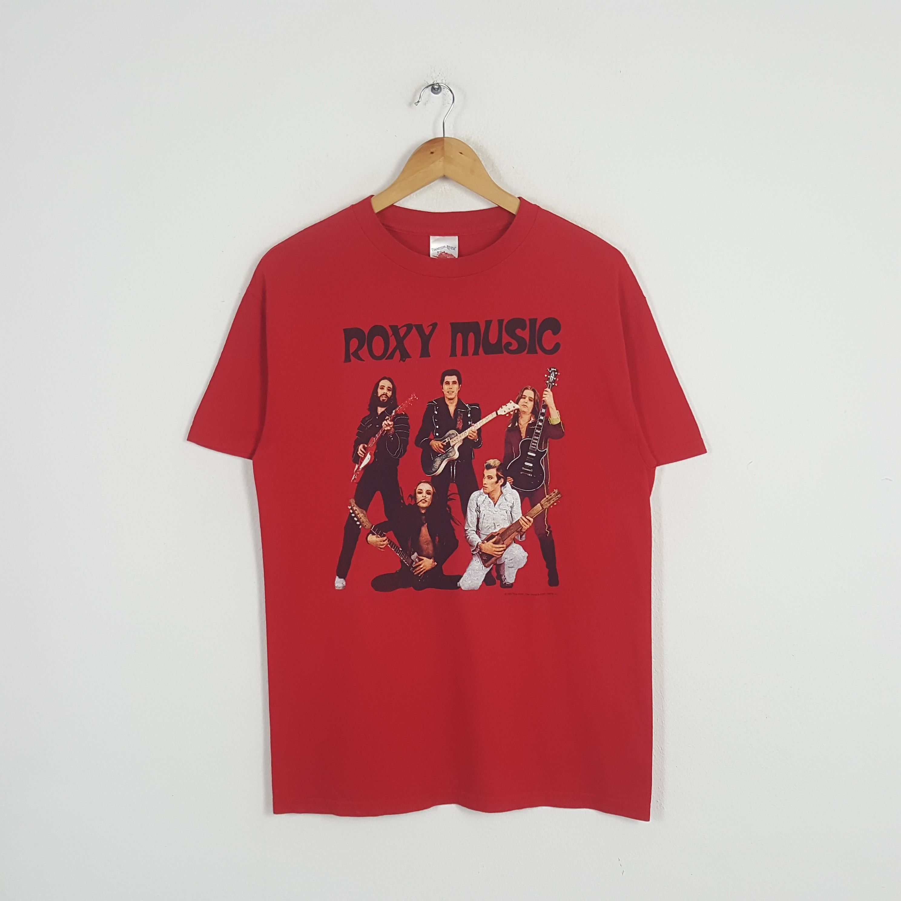 Band Tees × Vintage Vintage Roxy Music American Rock Band Tshirt Size US M / EU 48-50 / 2 - 1 Thumbnail