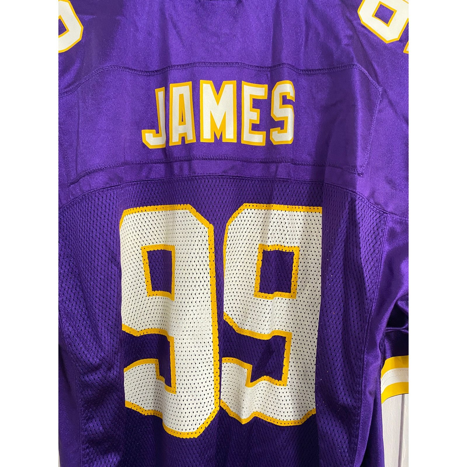 Reebok Throwback Erasmus James Minnesota Vikings Jersey Size Large Size US L / EU 52-54 / 3 - 3 Thumbnail