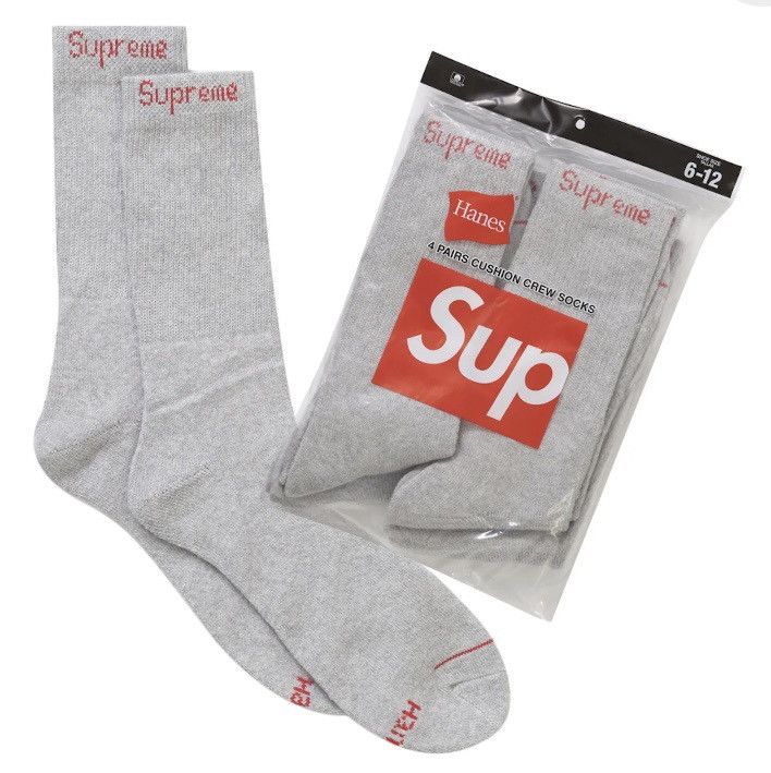 Supreme Supreme x Hanes Socks (3 colors) Size ONE SIZE - 2 Thumbnail