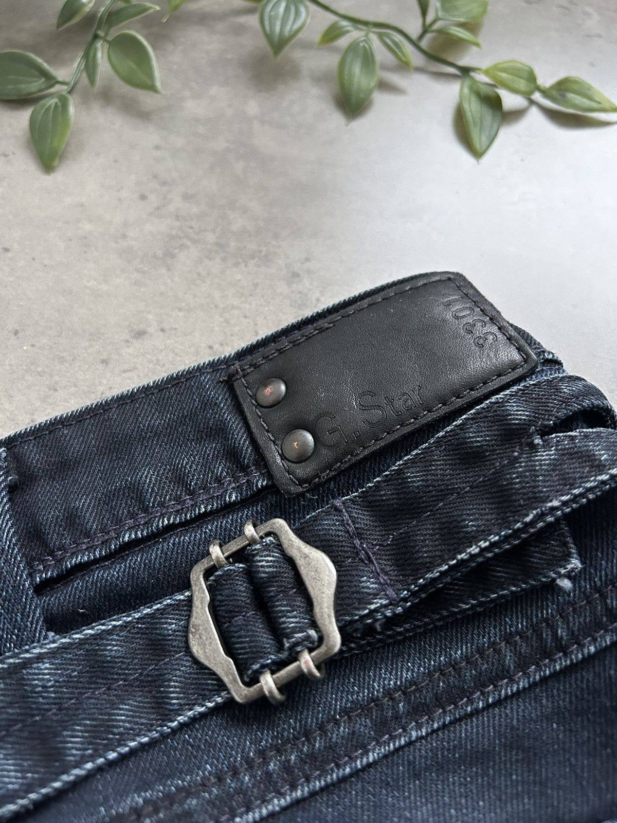 G-Star Vintage Cargo GStar waxed skirt denim Size 29" - 9 Thumbnail