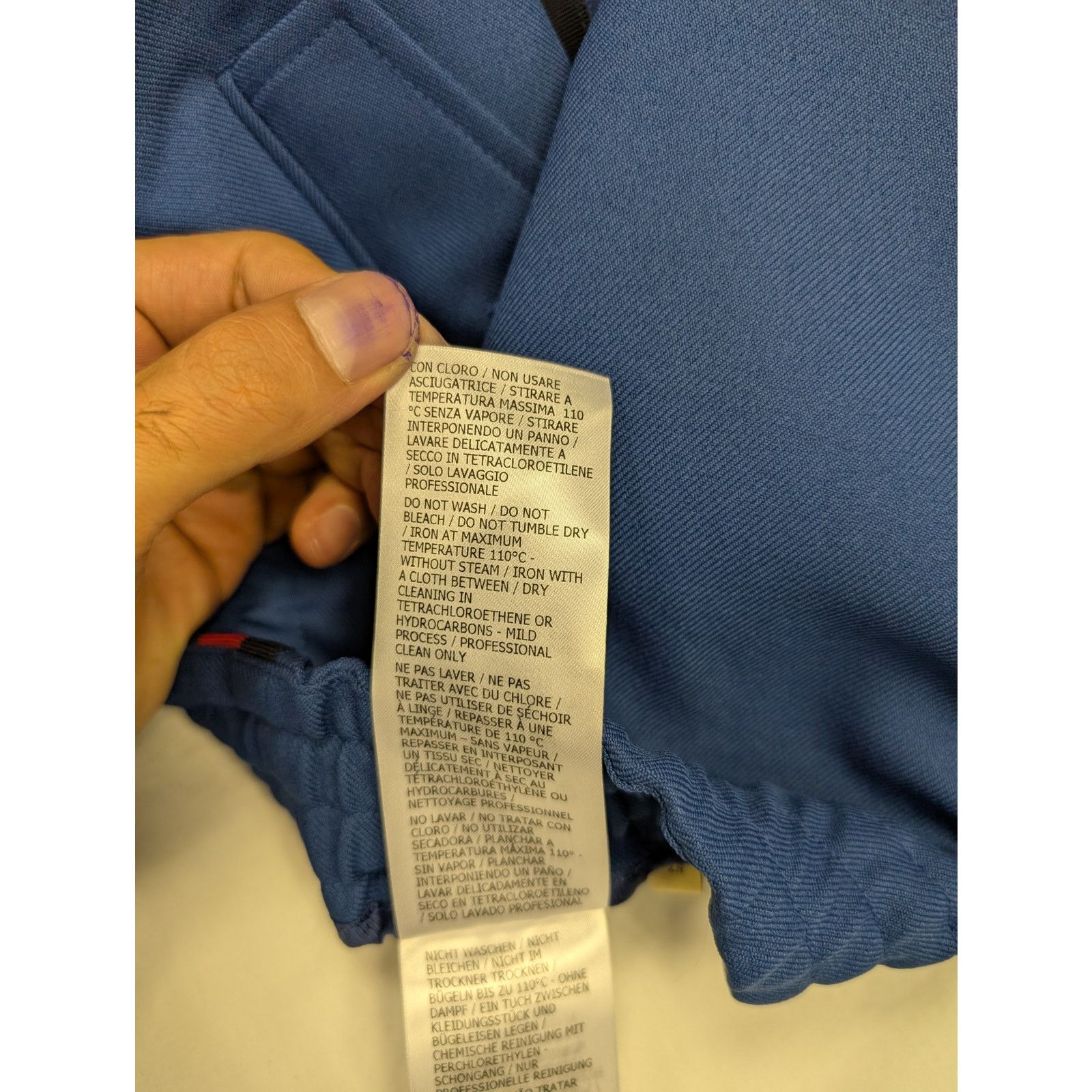 Gucci o1rshd1 Casual Pants With Stripe Blue/Red Logo in Blue Size US 32 / EU 48 - 14 Thumbnail