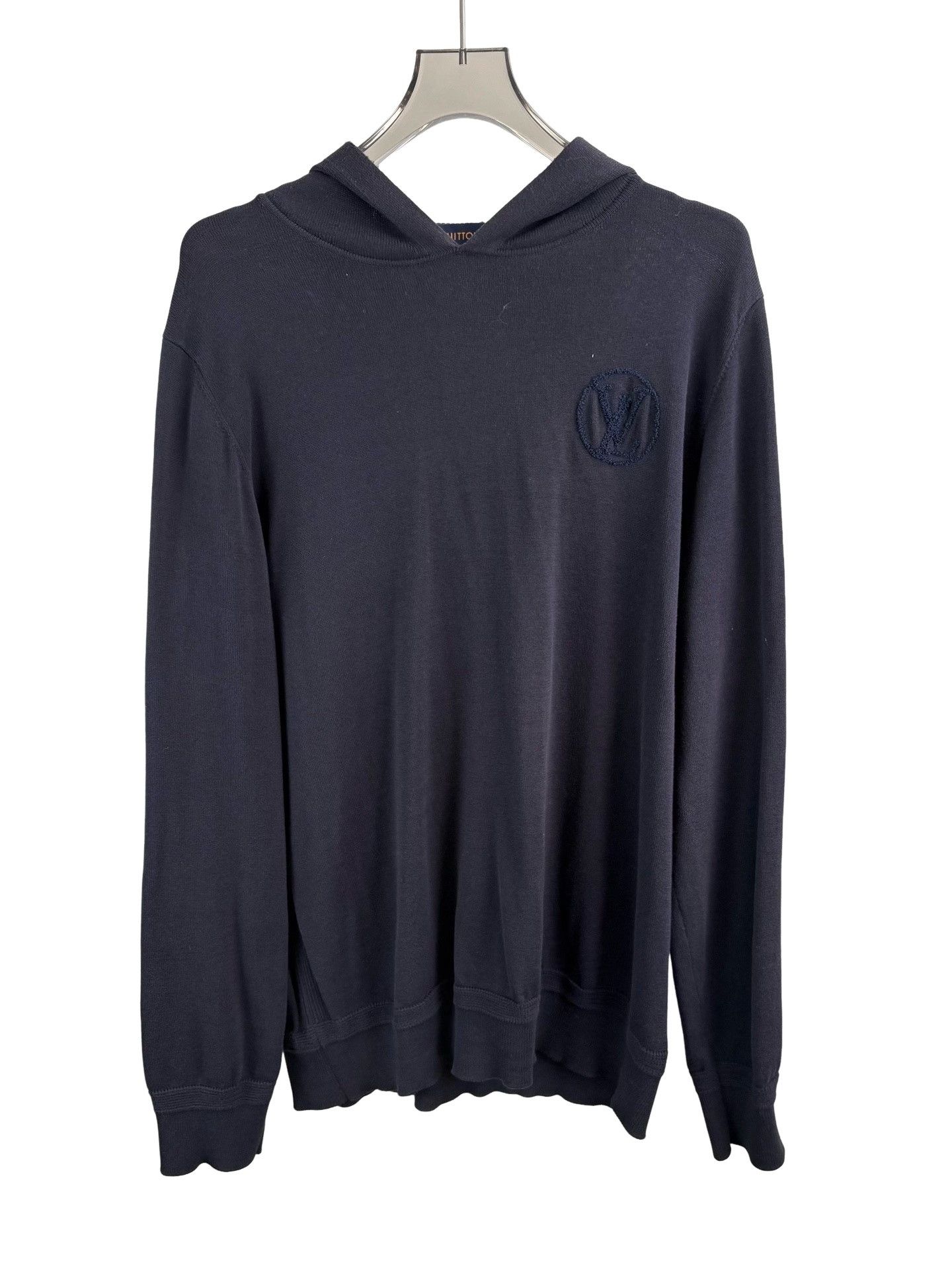 Louis Vuitton Louis Vuitton Flocked Logo Knit Hoodie XXL Size US XXL / EU 58 / 5 - 1 Thumbnail