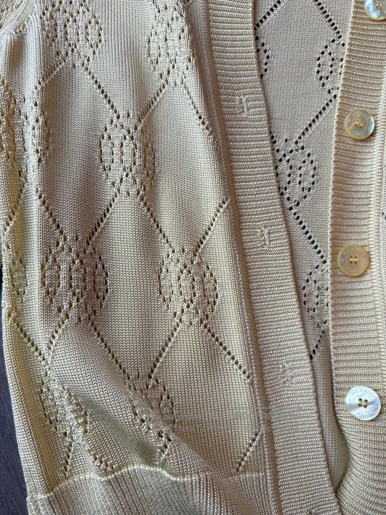 Hermes Hermes Cardigan with lace design Size XS / US 0-2 / IT 36-38 - 2 Thumbnail
