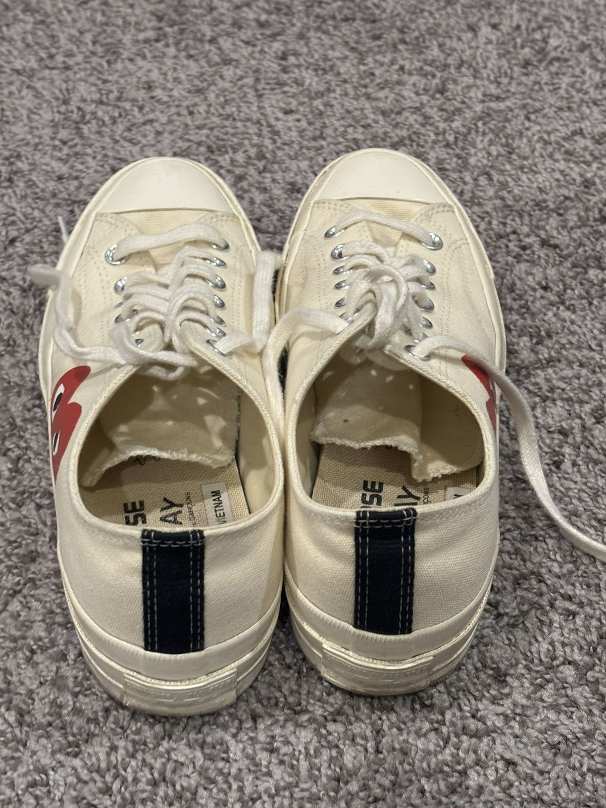 Comme des Garcons × Converse CONVERSE X COMME DES GARCONS PLAY ALL STAR CHUCK '70 OX Size US 8.5 / EU 41-42 - 4 Thumbnail