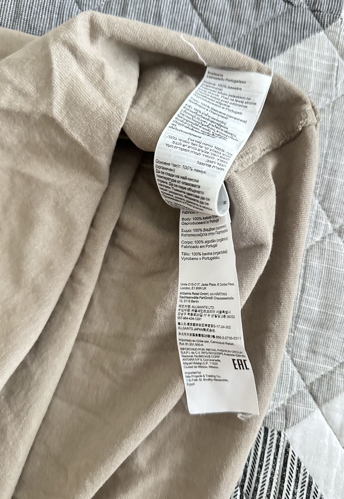 Allsaints All Saints Underground Tee Size US XXL / EU 58 / 5 - 6 Thumbnail
