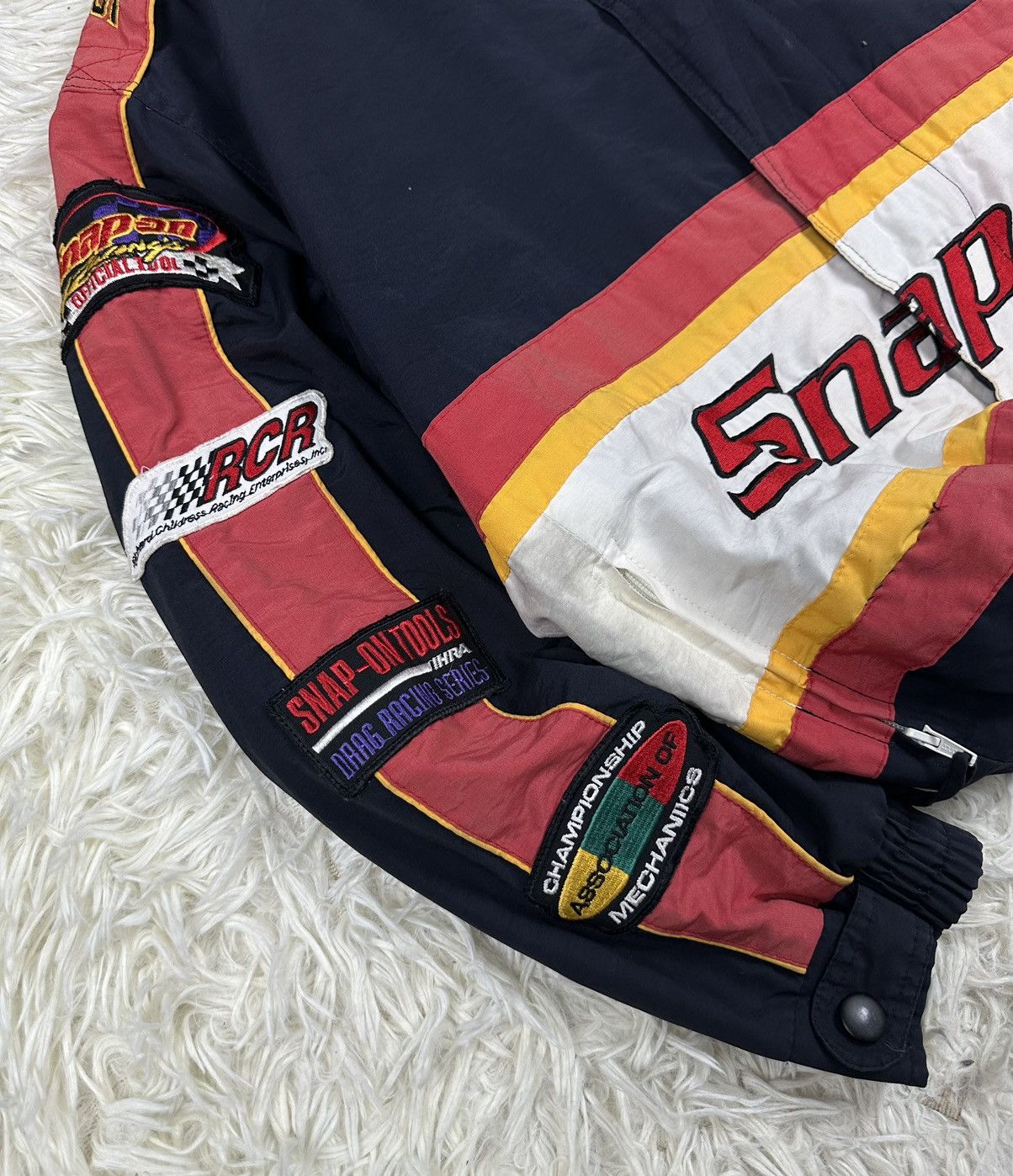 Japanese Brand × Vintage SNAP-ON Racing MotorSport Hooded jacket🔥 Size US L / EU 52-54 / 3 - 4 Thumbnail