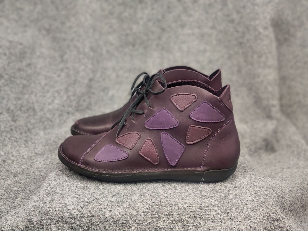 Other loints of holland Design Leather Purple Comfort shoes Boots Size US 11 / IT 41 - 11 Thumbnail