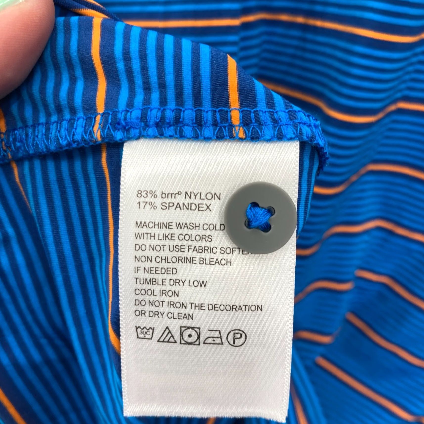 Tommy Bahama Tommy Bahama Island Zone Polo Shirt XL Blue Striped Performance Stretch Golf Shirt Size US XL / EU 56 / 4 - 4 Thumbnail