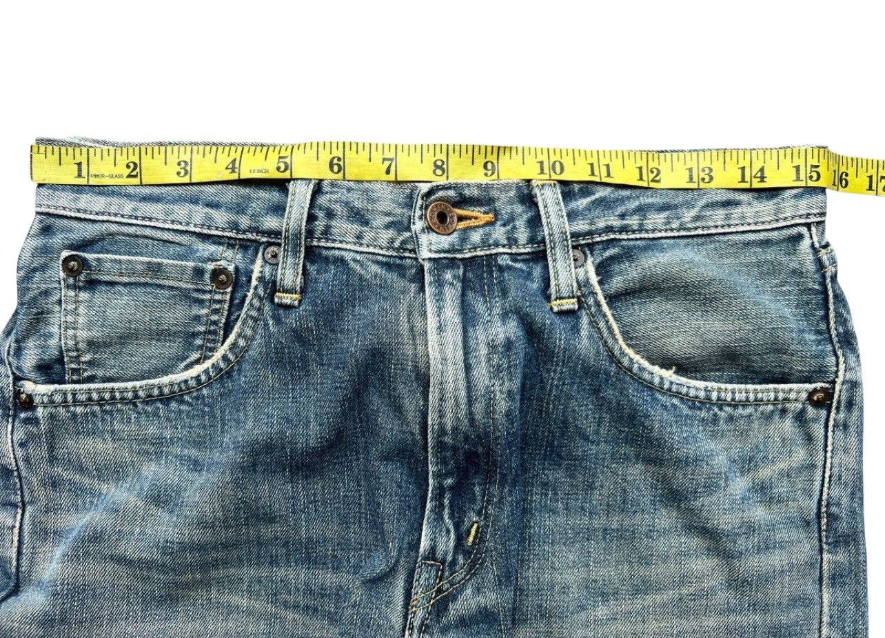 Edwin Vintage Edwin 505x Selvedge Distressed Denim Jeans 31x35 Size US 31 - 15 Thumbnail