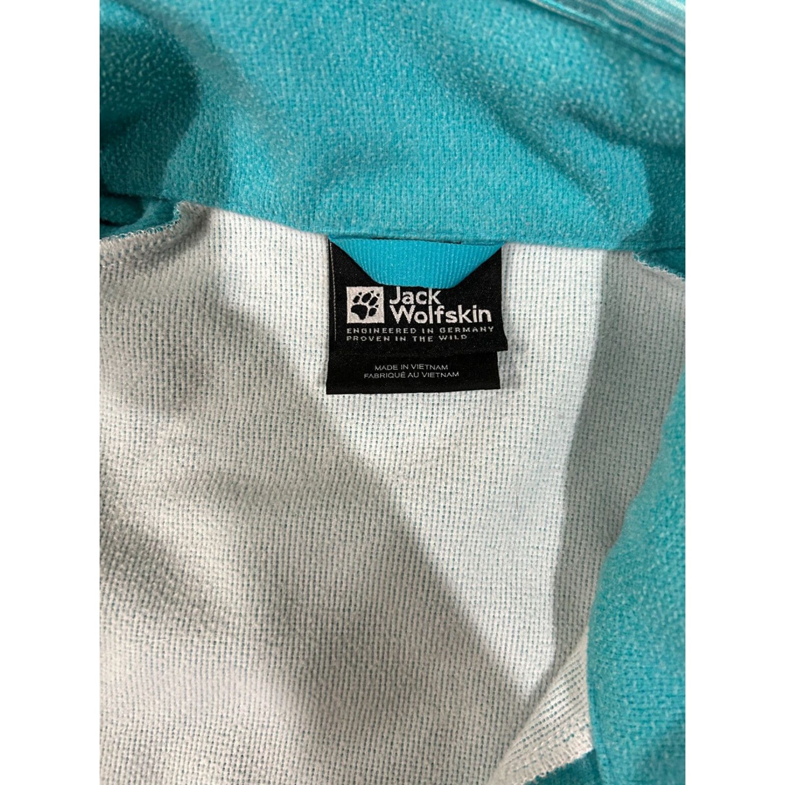 Jack Wolfskin Jack Wolfskin jacket womens XXL teal aqua zip up softshell outdoor hiking Size XXL / US 16-18 / IT 52-54 - 3 Thumbnail