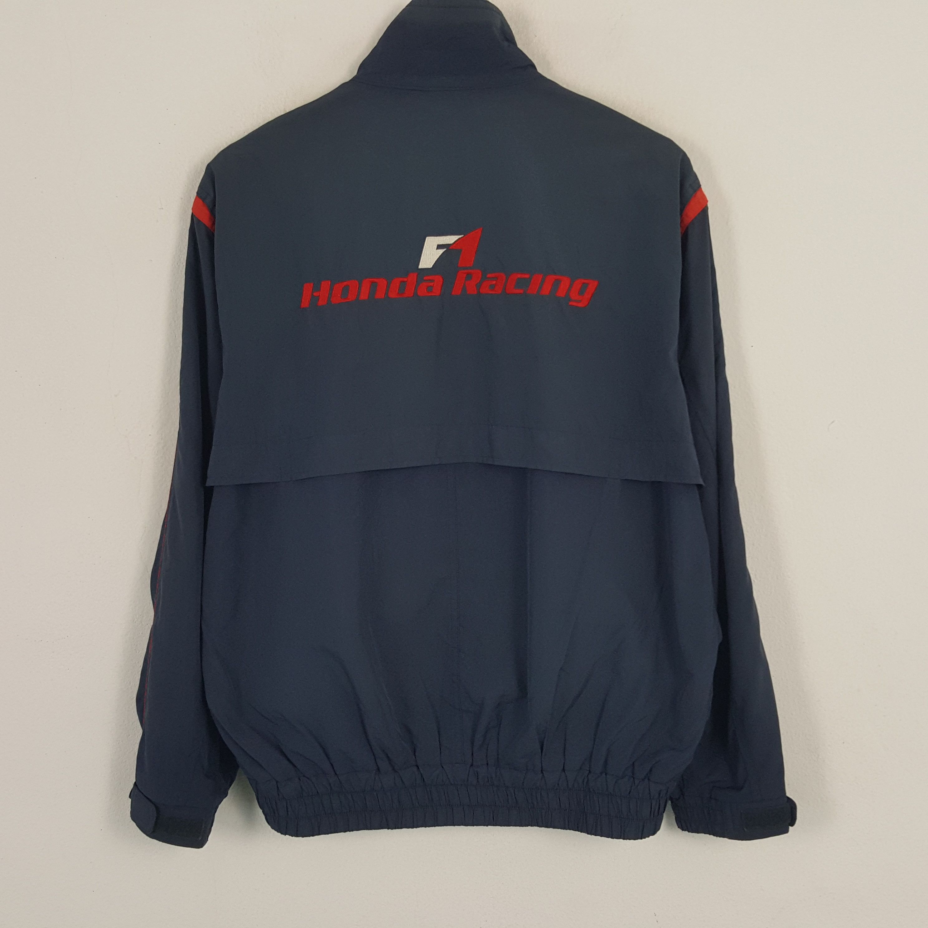 Honda × Japanese Brand × Vintage Vintage Honda Racing Windbreaker Jacket Size US L / EU 52-54 / 3 - 1 Thumbnail