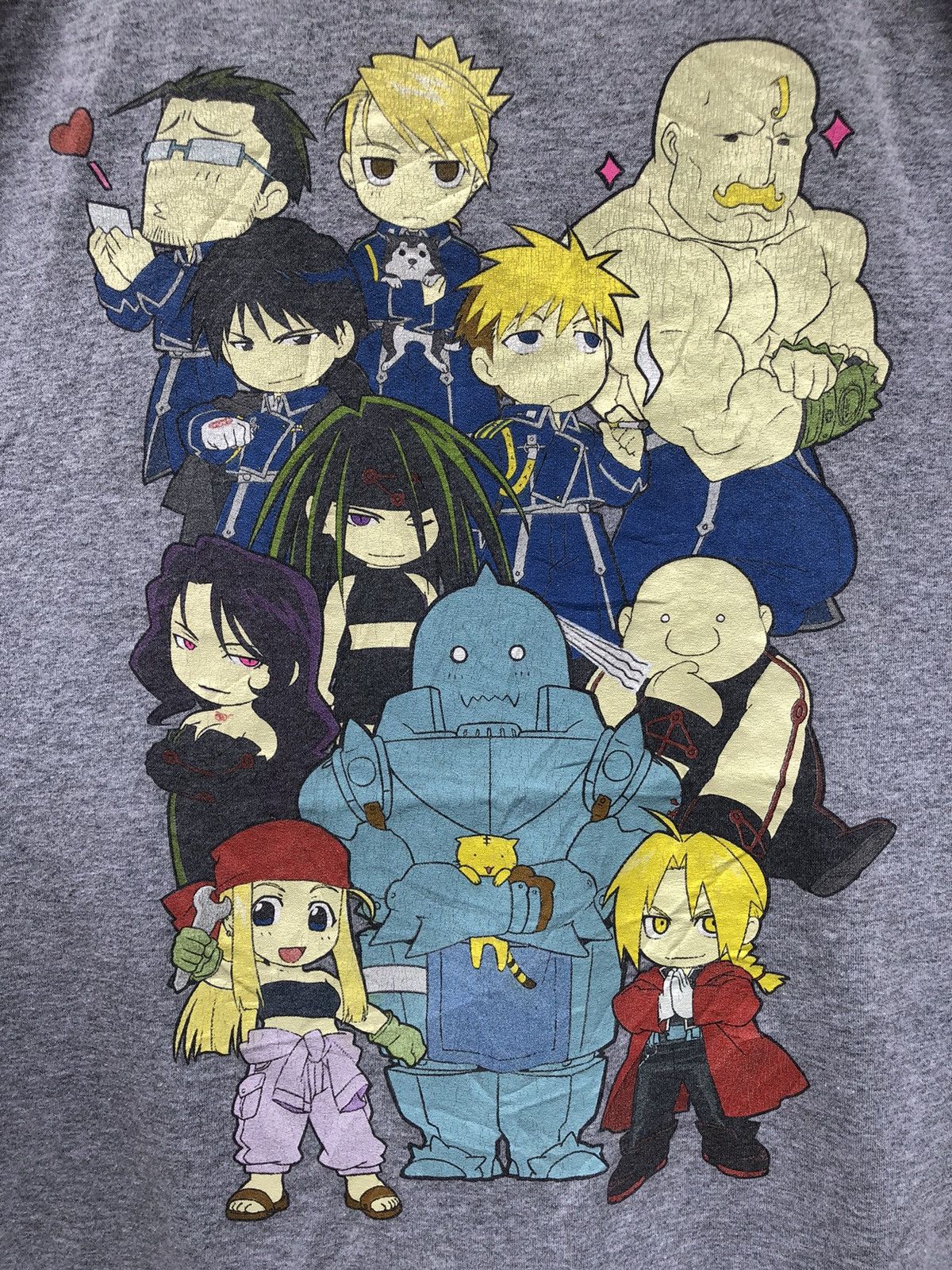 Cartoon Network × Japanese Brand × Vintage Vintage Y2K Anime Fullmetal Alchemist Full Character Tee Size US XL / EU 56 / 4 - 7 Thumbnail