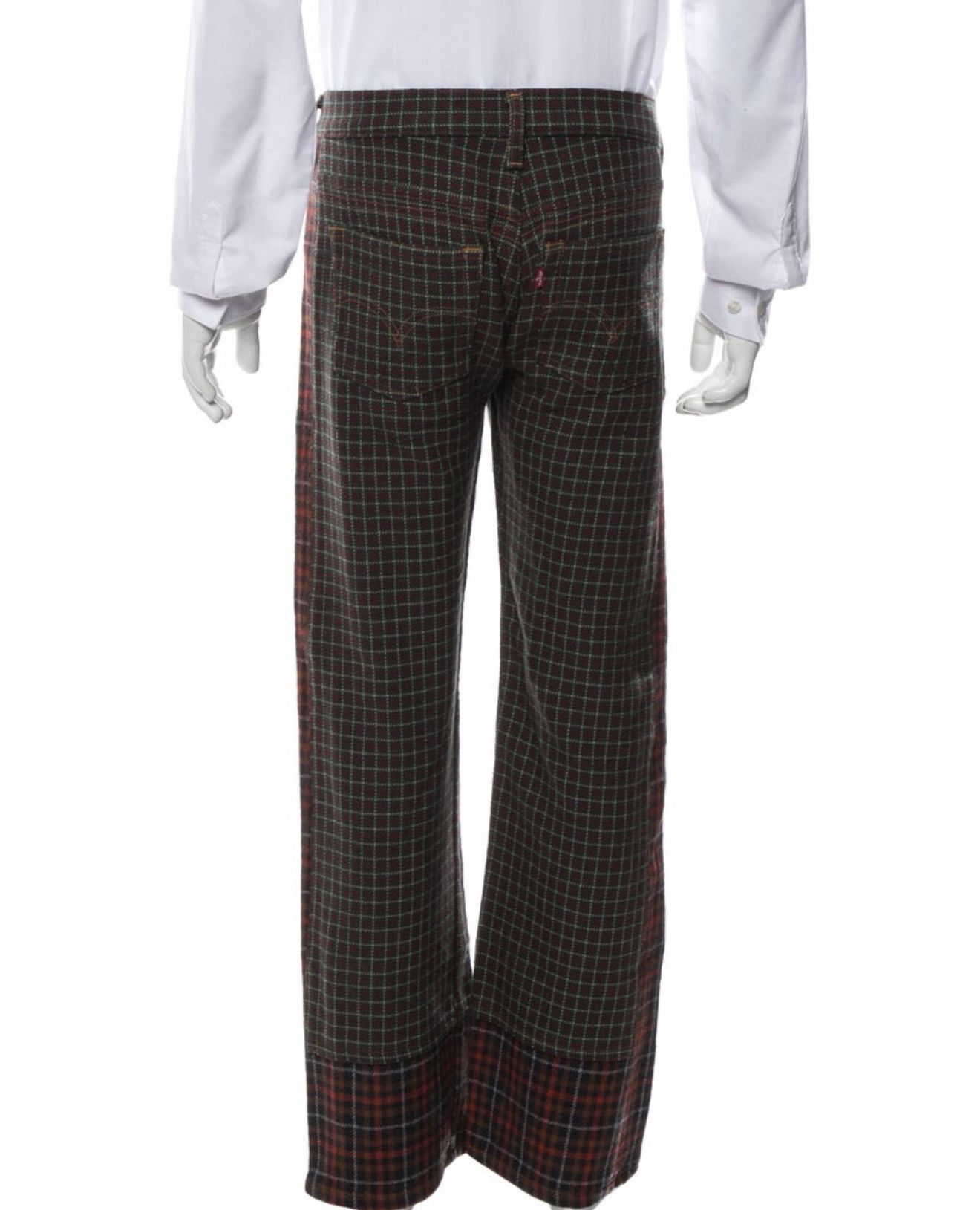 Junya Watanabe × Levi's Junya Watanabe MAN x Levi's Plaid Patchwork Pants Size US 34 / EU 50 - 2 Thumbnail