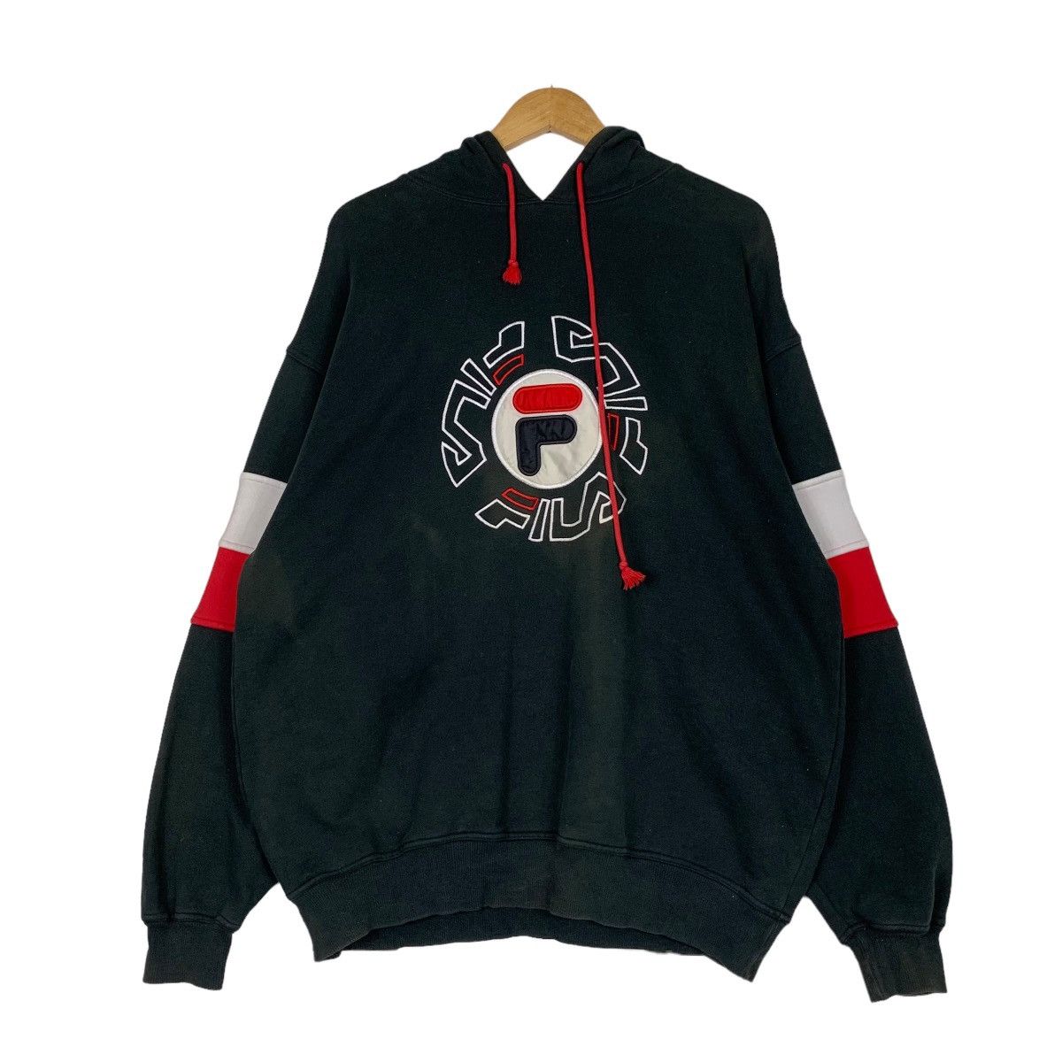 Fila 90's FILA Embroidery Big Logo Pullover Hoodies #0951-C42 Size US L / EU 52-54 / 3 - 9 Thumbnail