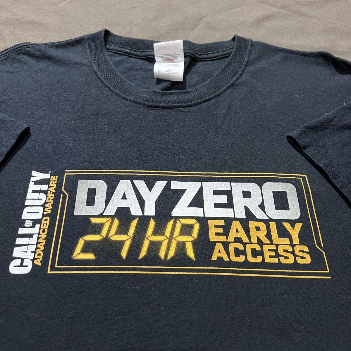 Vintage Y2K Call of duty Day Zero Game PlayStationTee XL