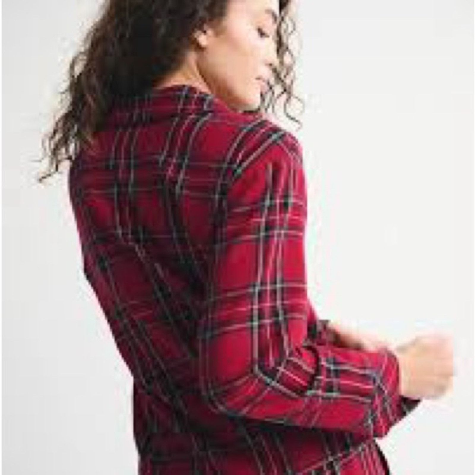 Abercrombie & Fitch Abercrombie & Fitch Soft Flannel Pajama Shirt Womens Small Size S / US 4 / IT 40 - 1 Thumbnail