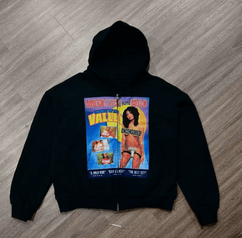 Japanese Brand printed zipper oversized hoodies Size US L / EU 52-54 / 3 - 1 Thumbnail