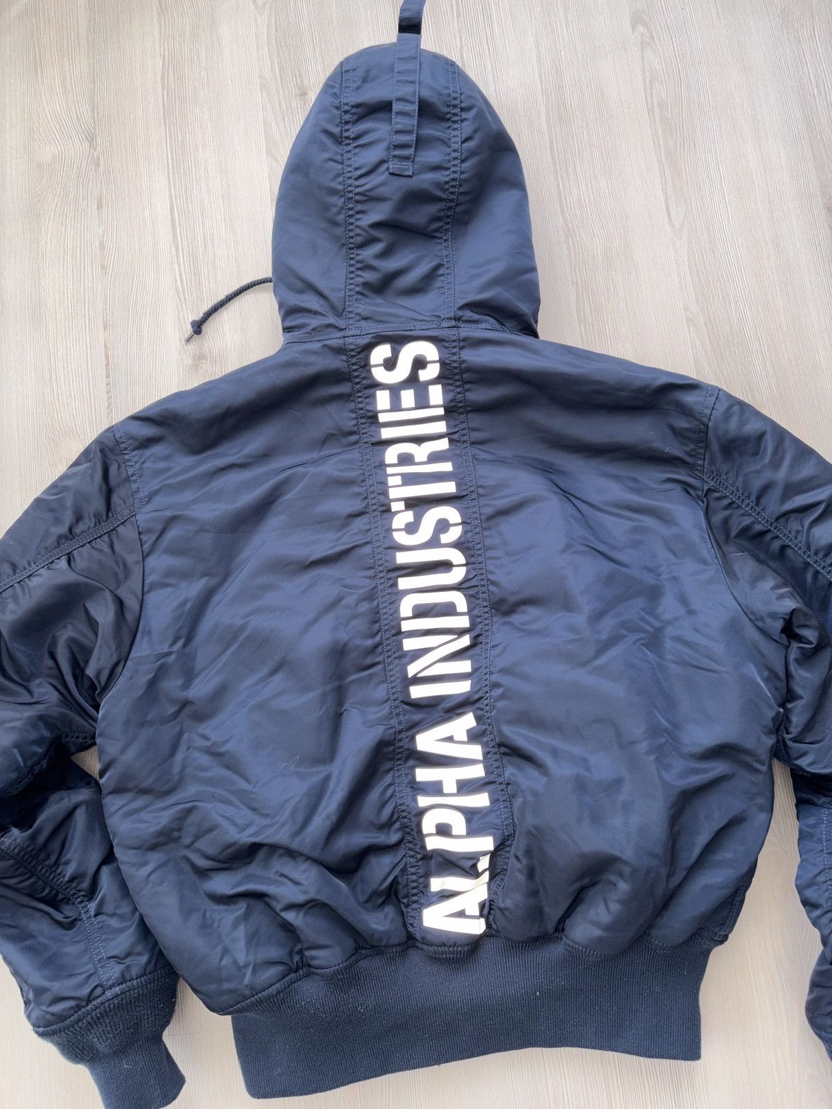 Alpha Industries Alpha Industries 45/P Hooded Fur Bomber Jacket Size US M / EU 48-50 / 2 - 13 Thumbnail