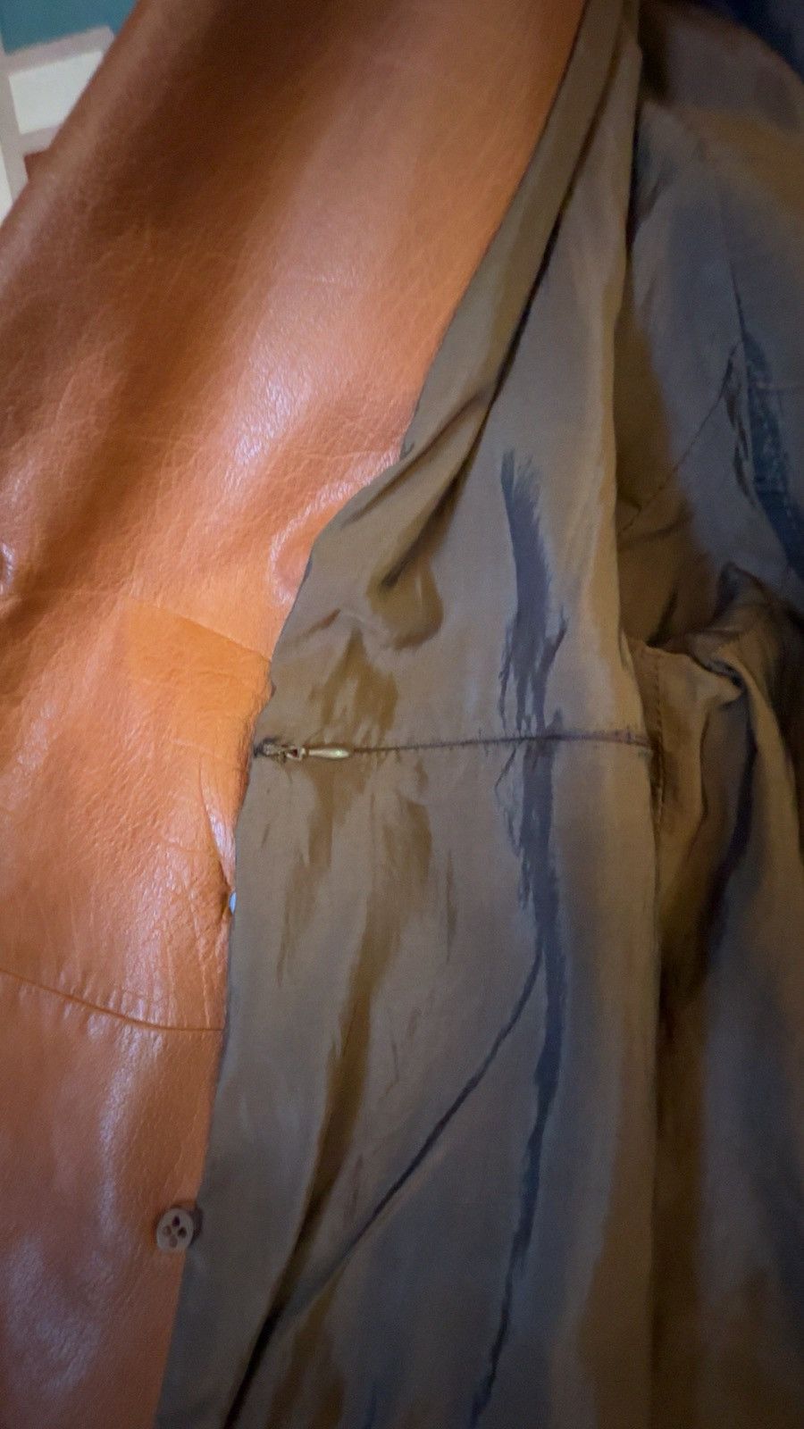 Armani Armani colleczione brown leather trench coat Size US M / EU 48-50 / 2 - 6 Thumbnail