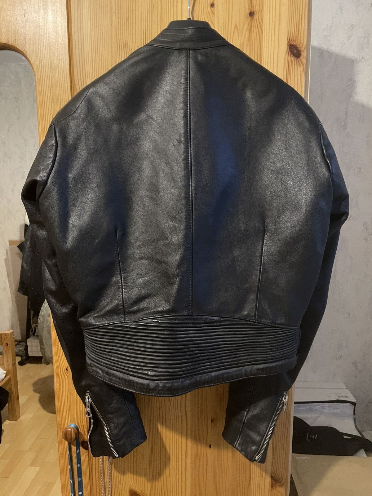 Other Black leather motorcycle jacket Size US S / EU 44-46 / 1 - 2 Thumbnail