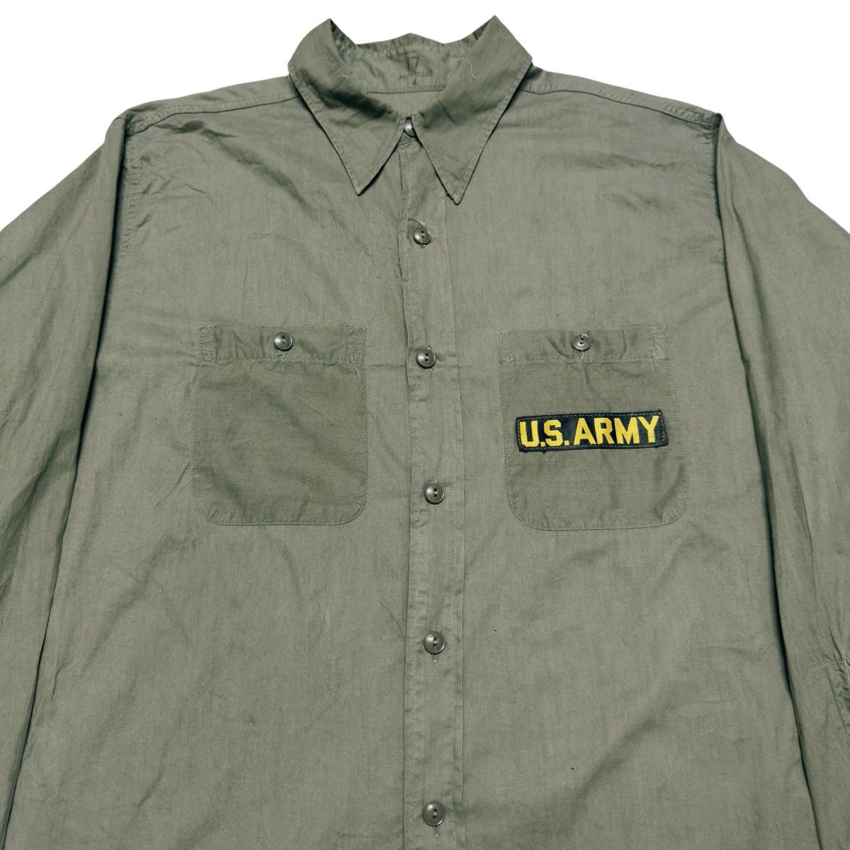 Vintage Vintage 40s 50s USN N-3 Poplin Shirt Size US XL / EU 56 / 4 - 3 Thumbnail