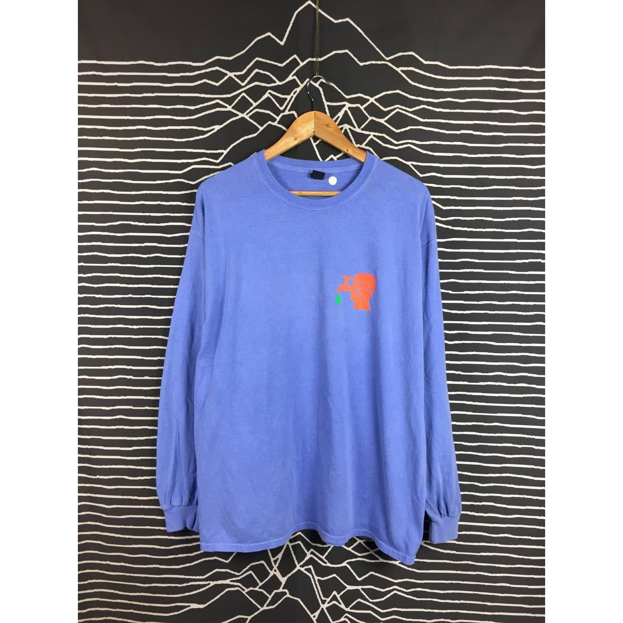 Brain Dead Wet Works Graphic Longsleeve Tee Size L