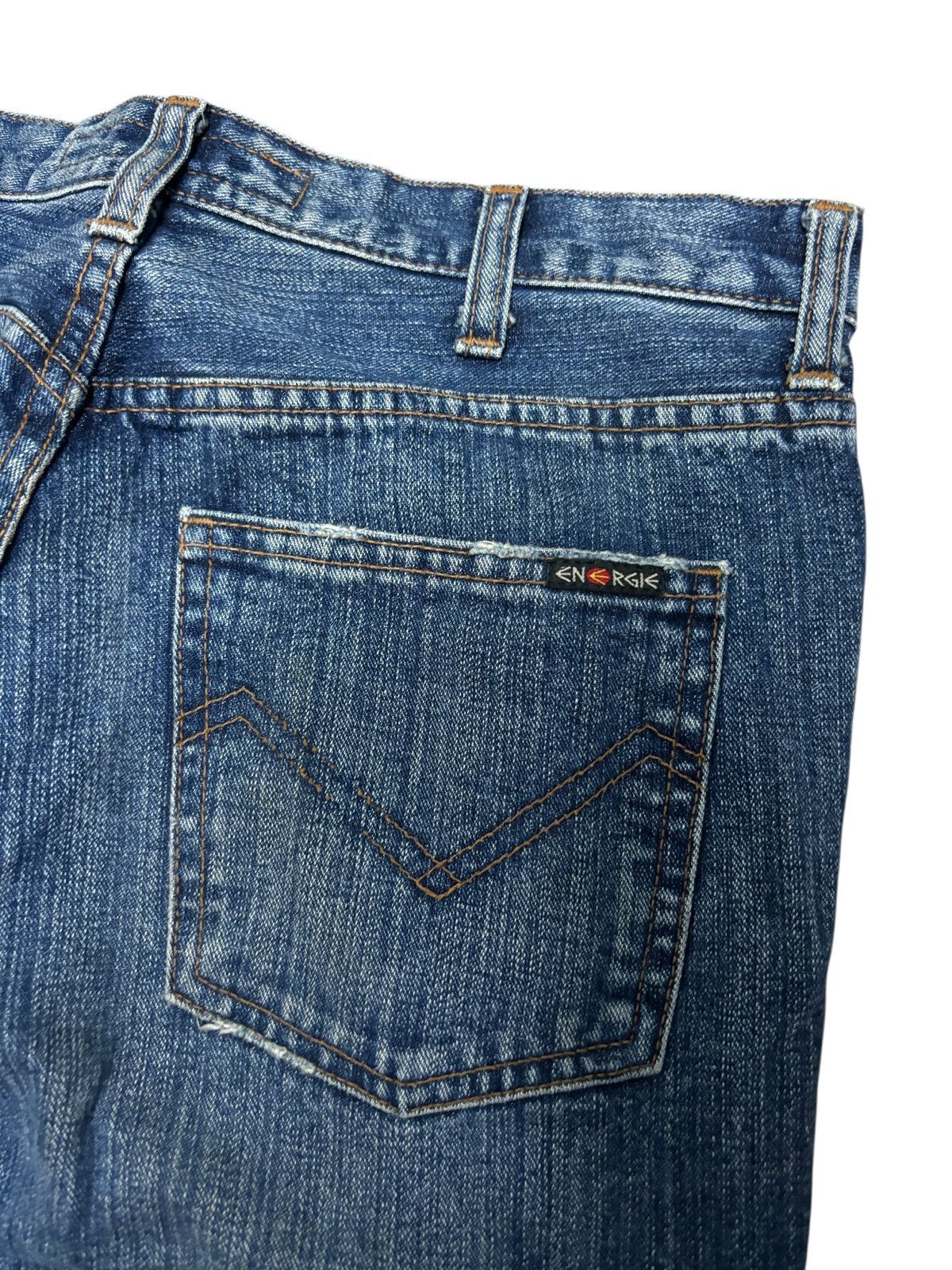 Energie Y2K Energie Italy Studded Flare Denim Jeans Size 29" - 7 Thumbnail